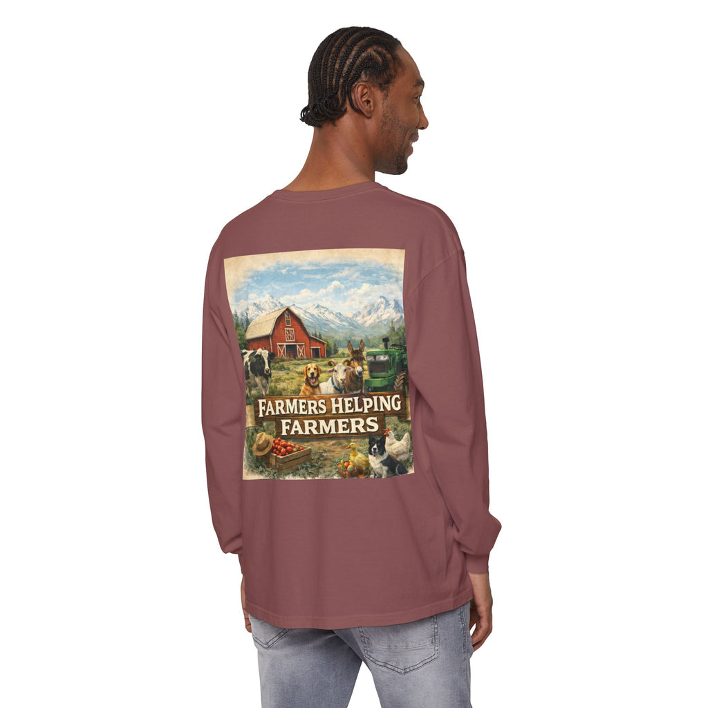 Farmers Helping Farmers Long Sleeve Tee