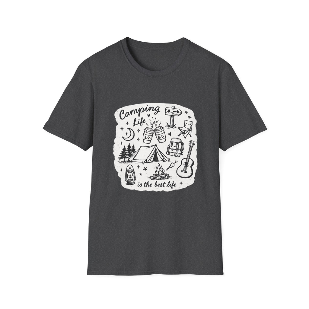 Camping Life T-Shirt — 'Camping Life is the Best Life' Graphic Tee for Outdoor Lovers