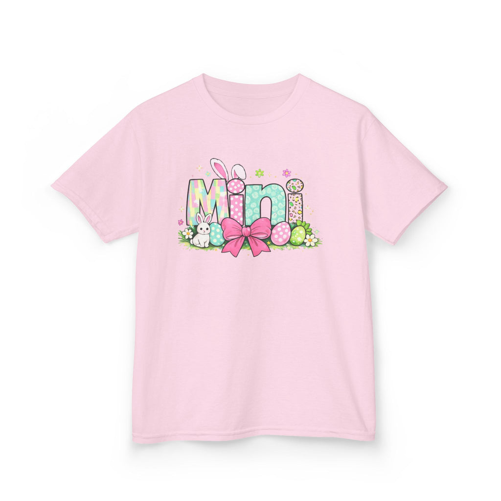 Kids Tee — "Mini" Easter Bunny Floral Design