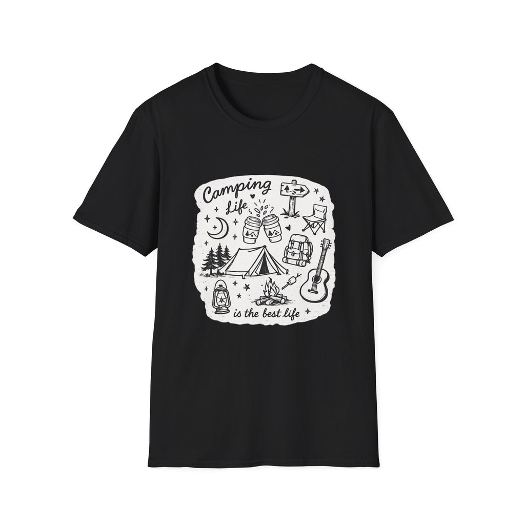Camping Life T-Shirt — 'Camping Life is the Best Life' Graphic Tee for Outdoor Lovers