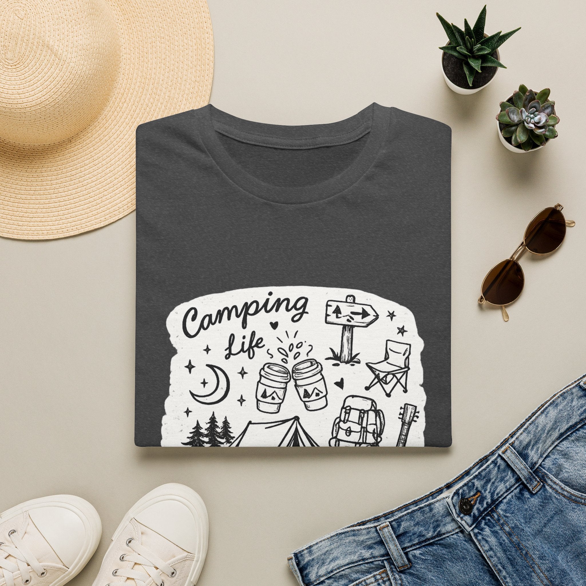 Camping Life T-Shirt — 'Camping Life is the Best Life' Graphic Tee for Outdoor Lovers