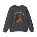 Crewneck Sweatshirt – "Leroy’s Human" Dachshund Graphic, Cute Pet Lover Gift