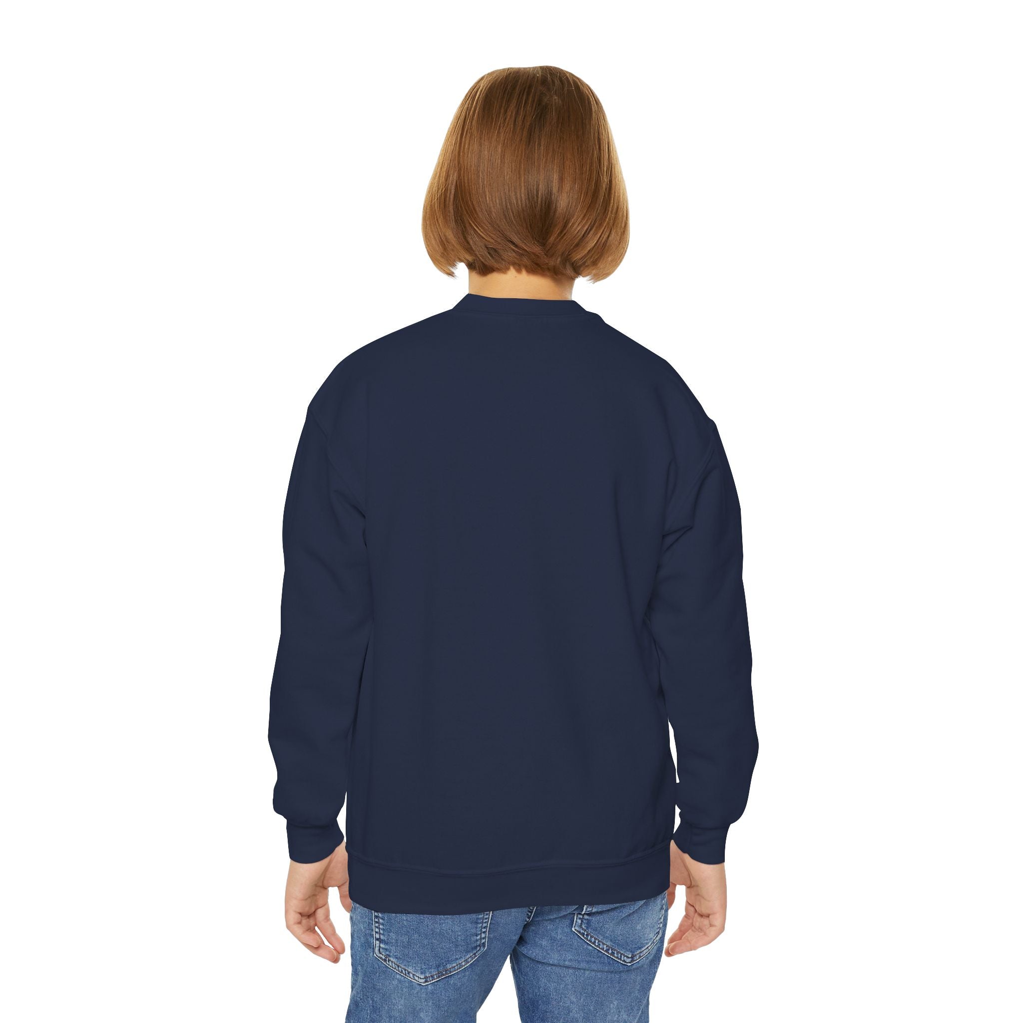 Youth Crewneck Sweatshirt - Leopard 'Mimi' Graphic with Bow