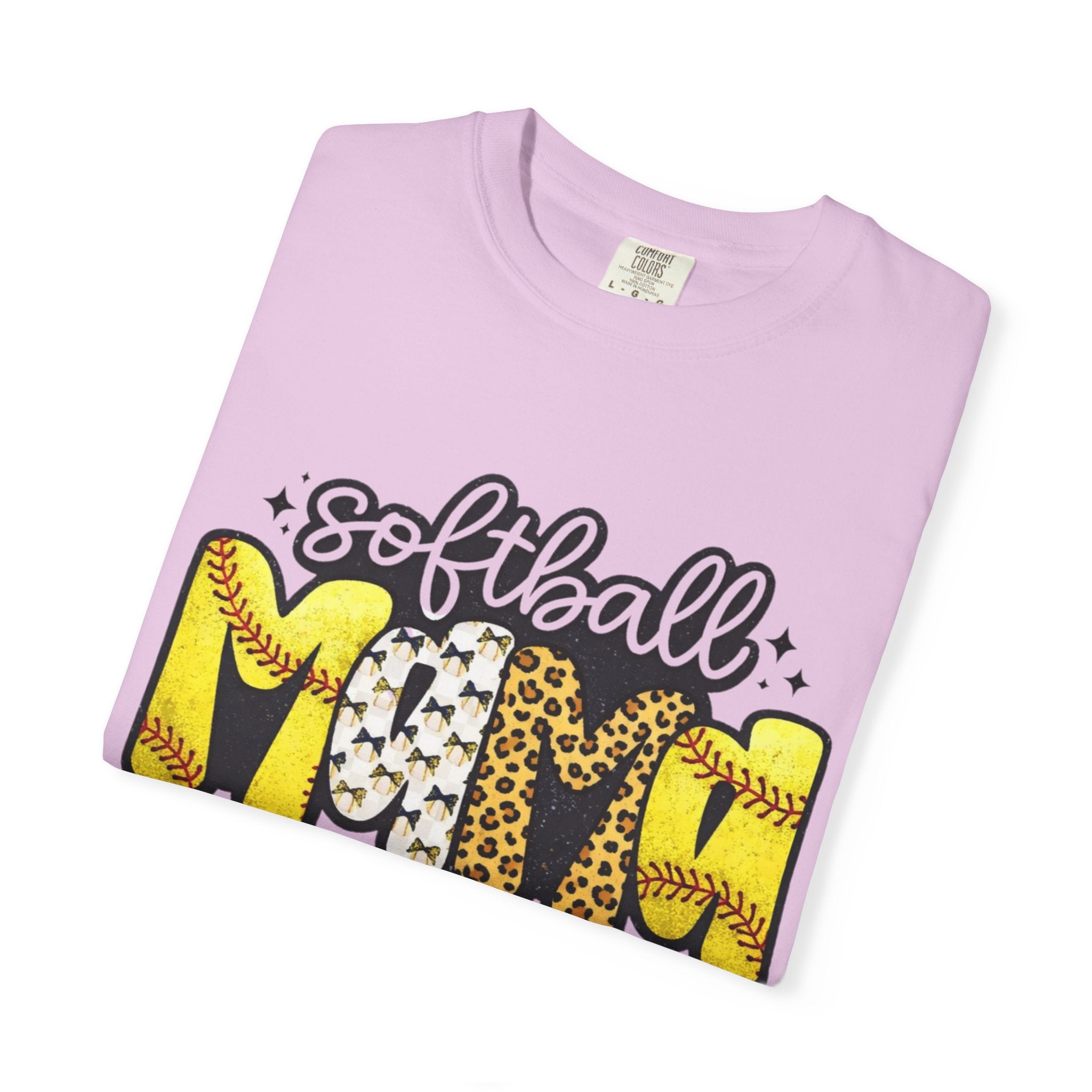 Softball Mom T-Shirt — Leopard & Stitch Graphic Tee