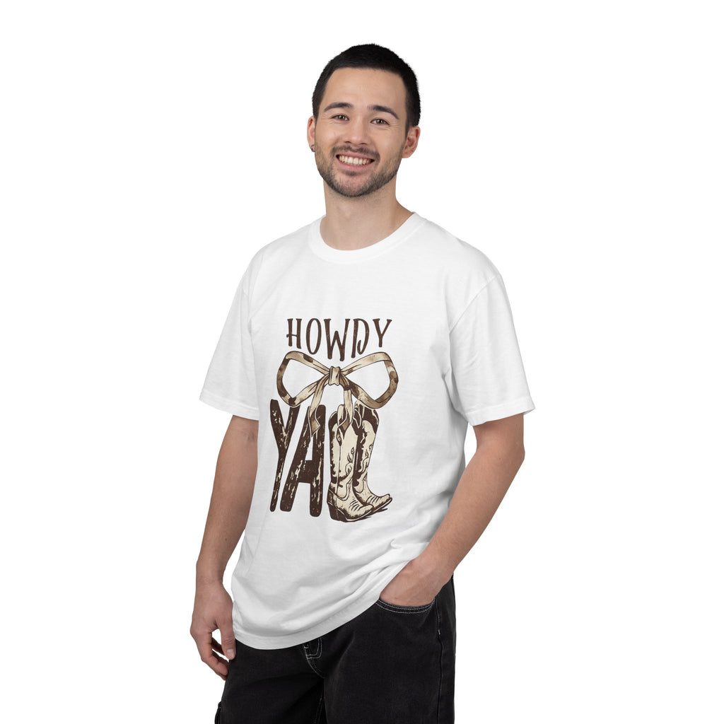 Howdy Y'all Cowboy Boots T-Shirt — Western Graphic Tee