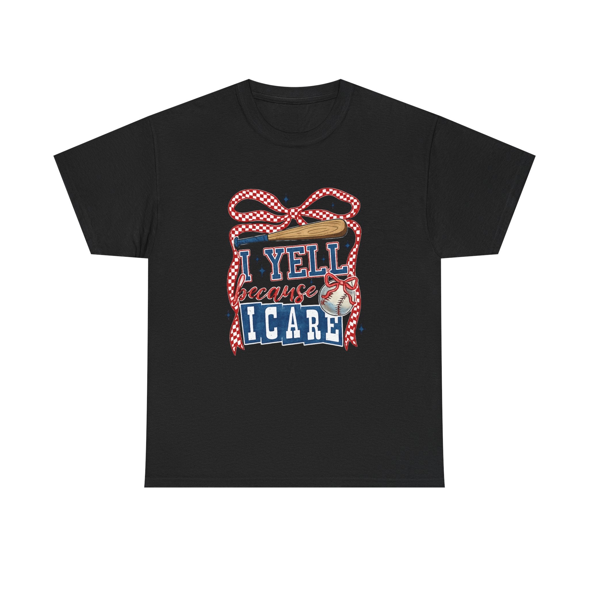 T-Shirt - I Yell Because I Care Patriotic Teacher Appreciation Tee