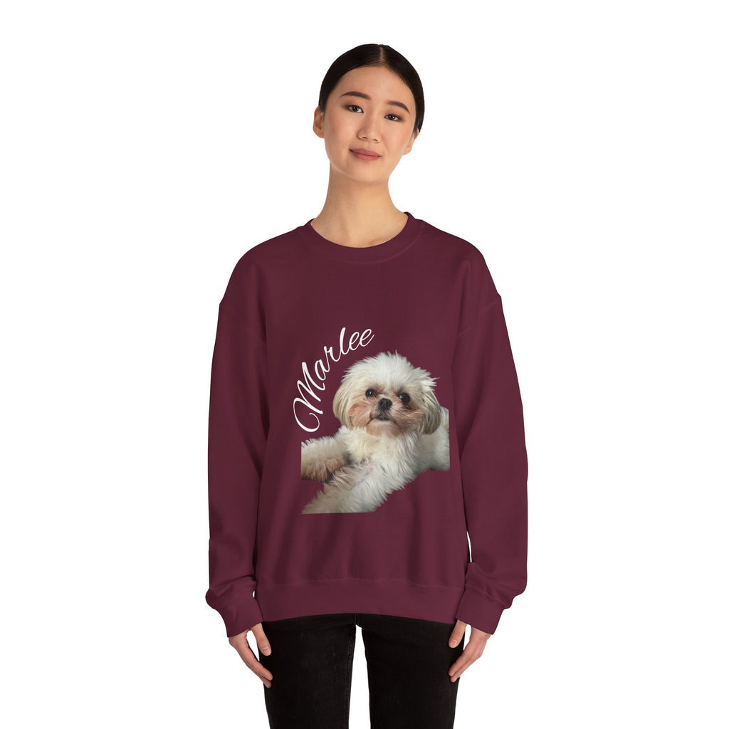 Cute Shih Tzu Puppy Crewneck Sweatshirt — Cozy Dog Lover Pullover