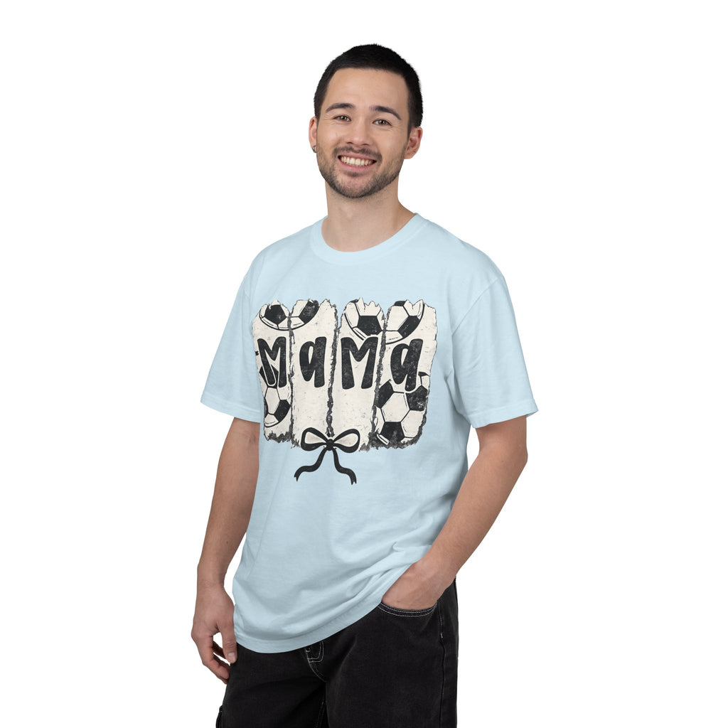Mama Soccer T-Shirt — Vintage Soccer Ball Mama Tee for Moms