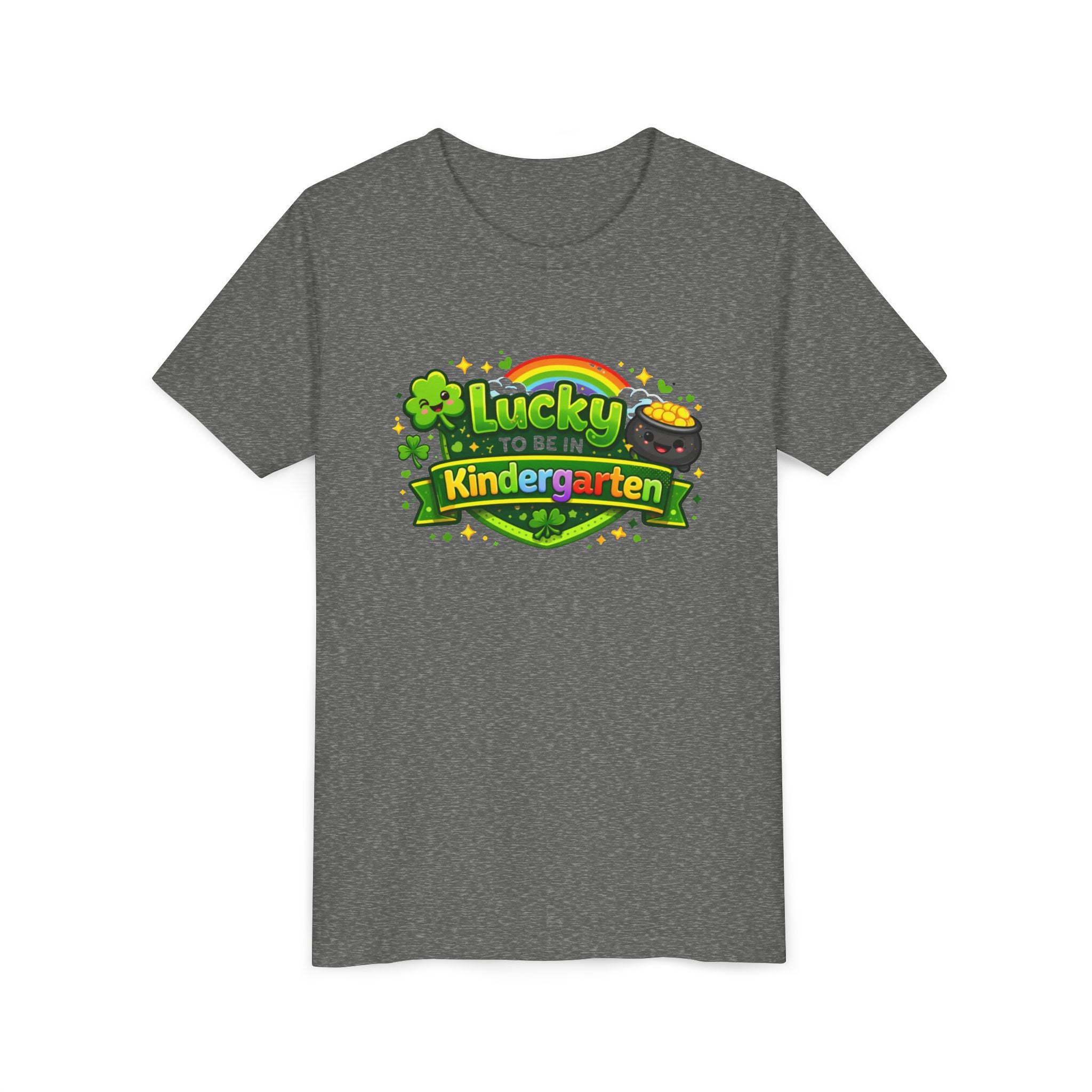Lucky to Be in Kindergarten Youth Tee — St. Patrick’s Day Kindergarten Shirt