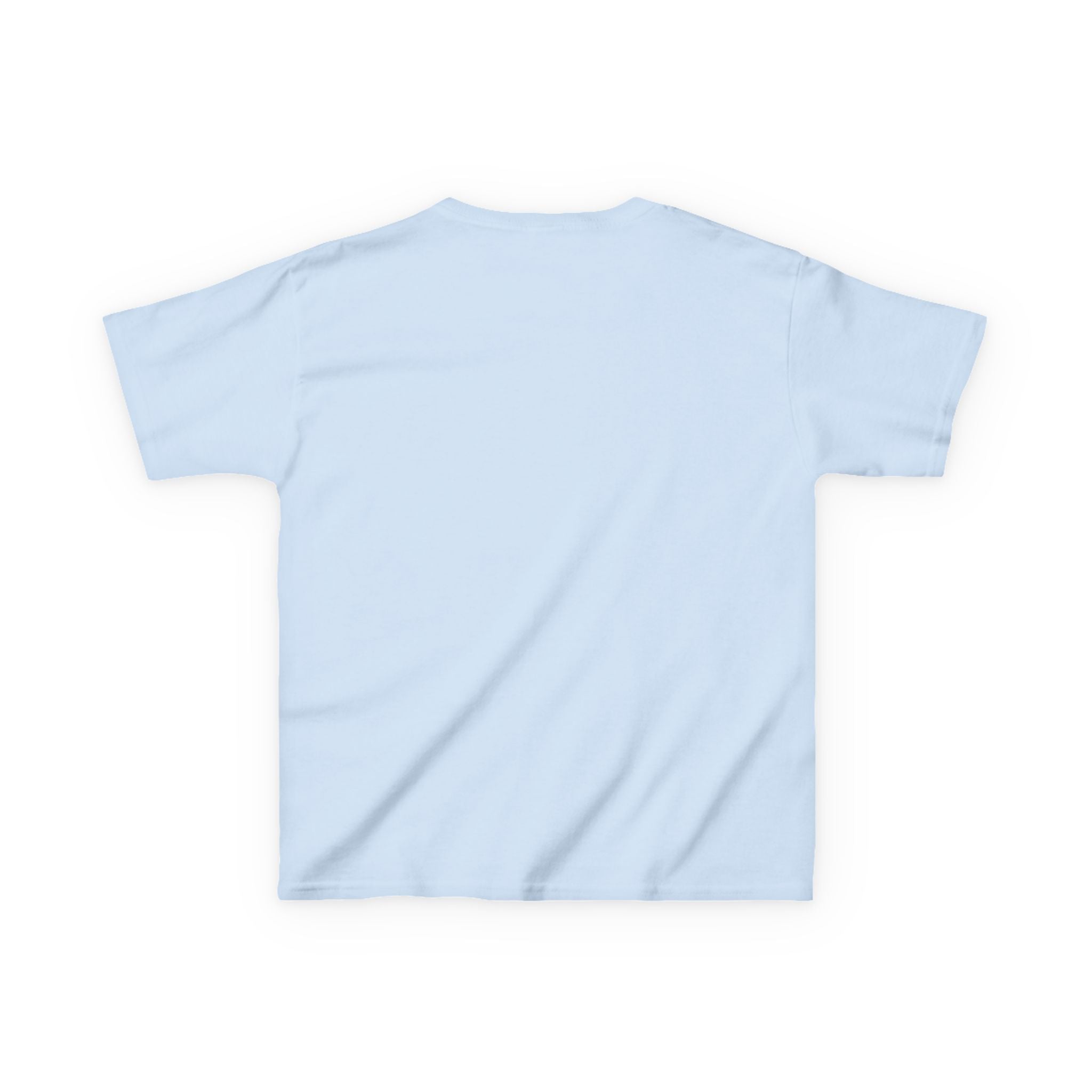 Gymnastics Kids Tee — Blue Bow Athletic Shirt for Girls