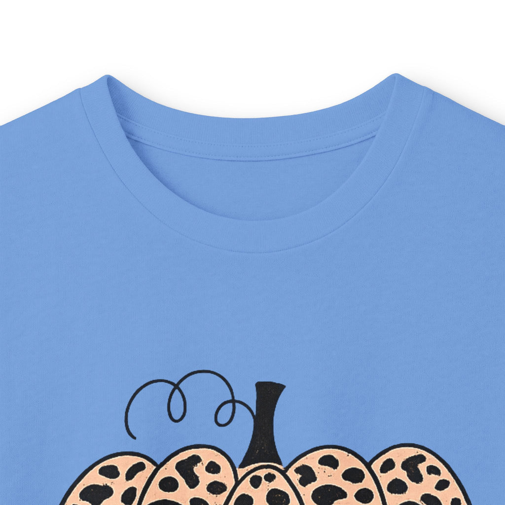 Howdy Pumpkin Long Sleeve Tee — Leopard Print Fall Graphic Shirt
