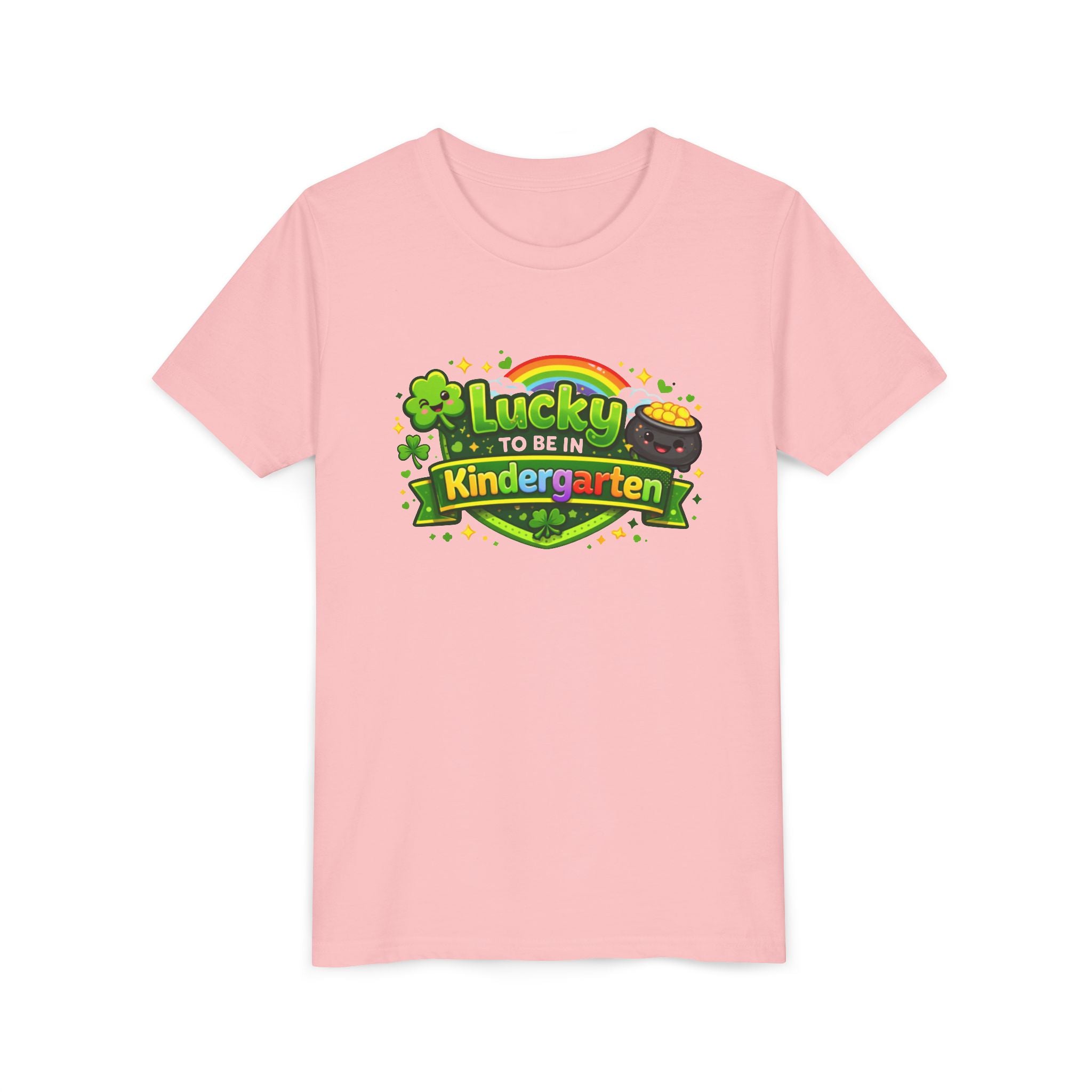 Lucky to Be in Kindergarten Youth Tee — St. Patrick’s Day Kindergarten Shirt