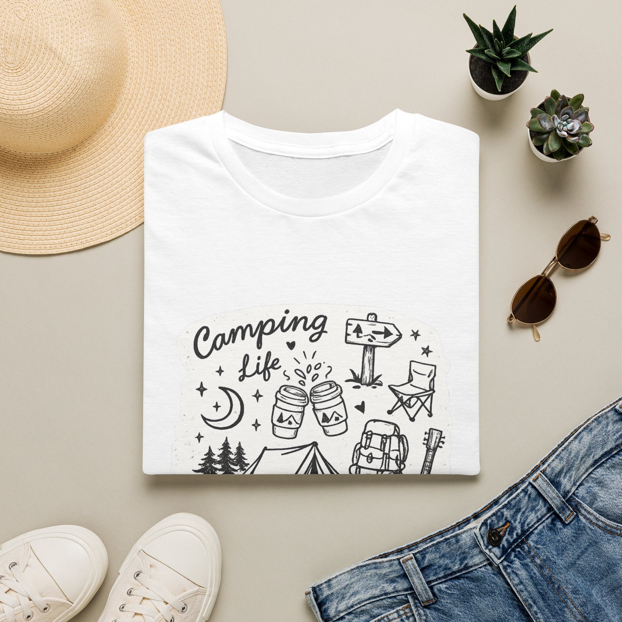 Camping Life T-Shirt — 'Camping Life is the Best Life' Graphic Tee for Outdoor Lovers