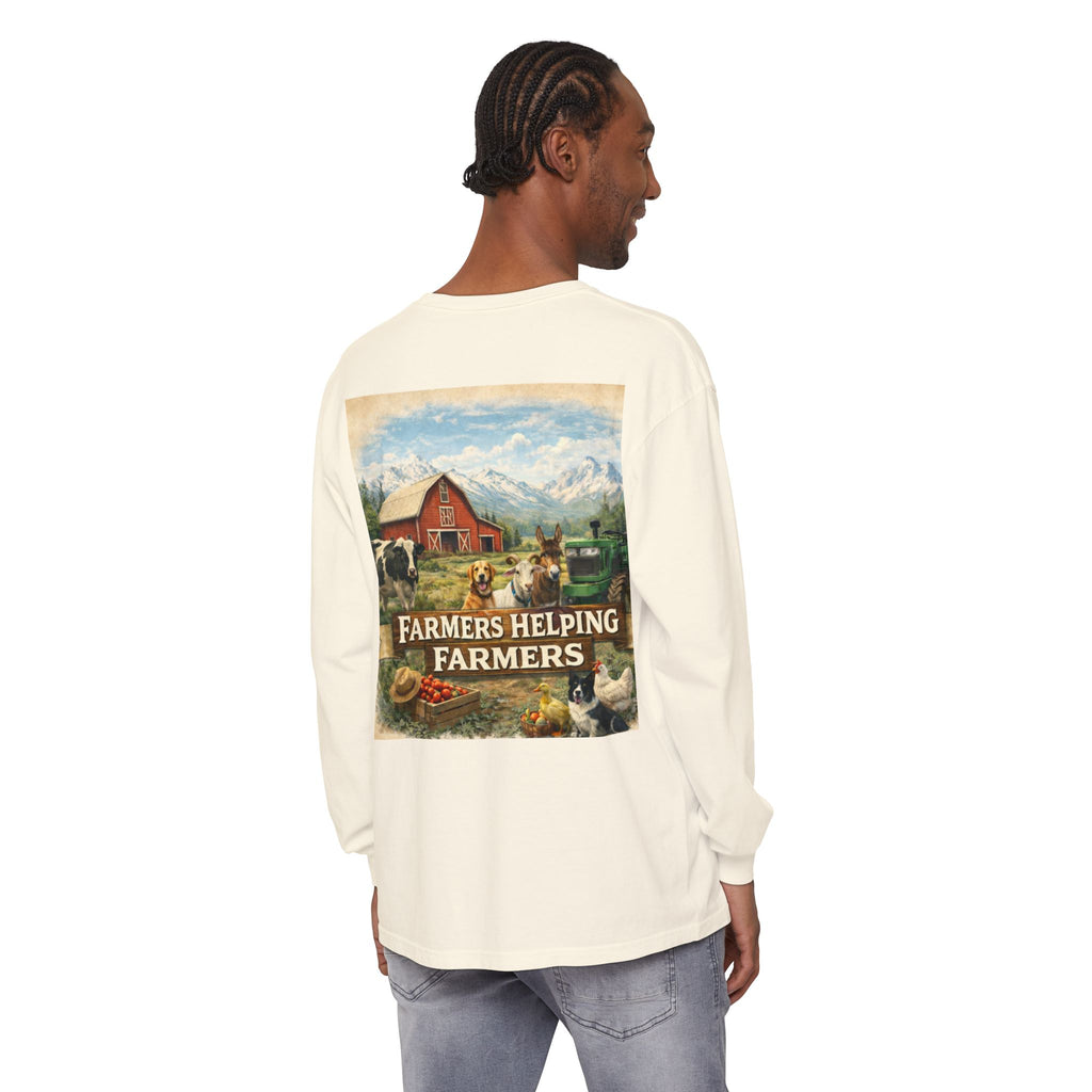 Farmers Helping Farmers Long Sleeve Tee