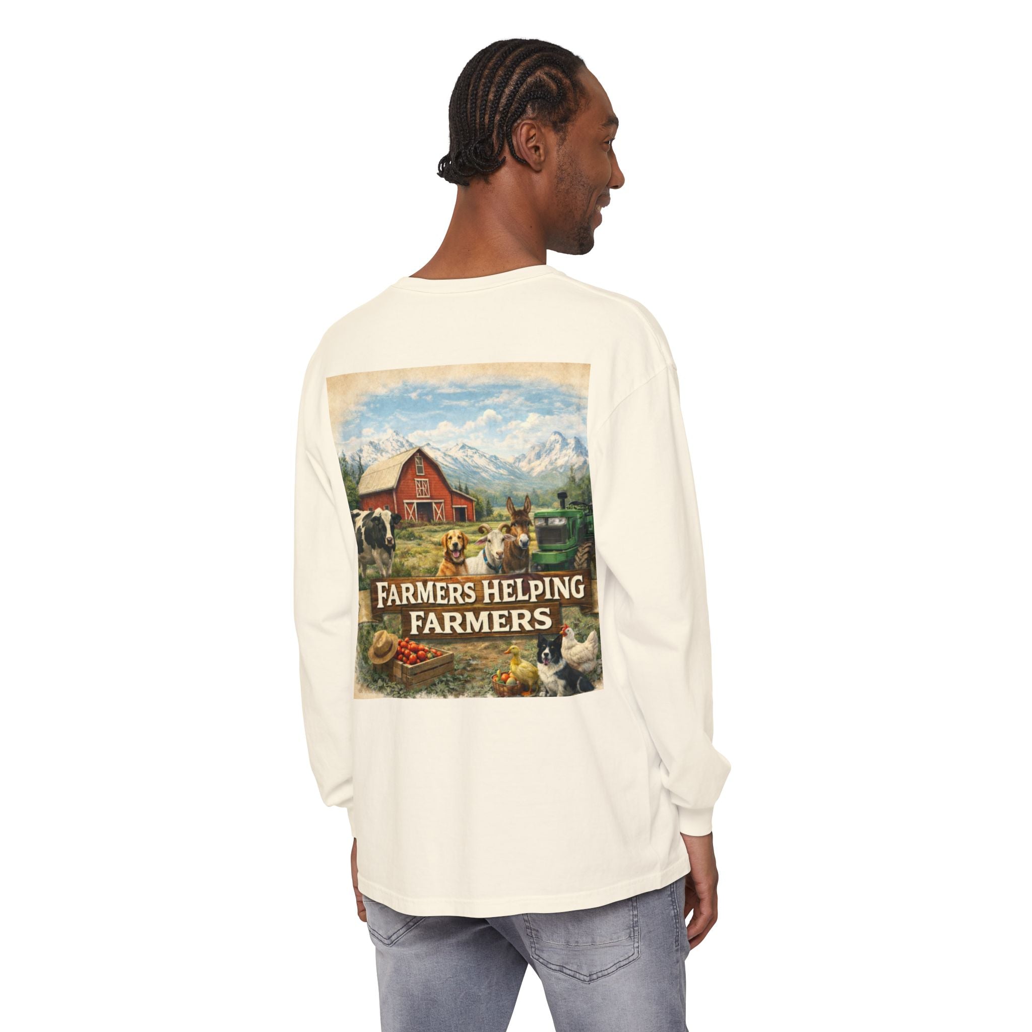 Farmers Helping Farmers Long Sleeve Tee