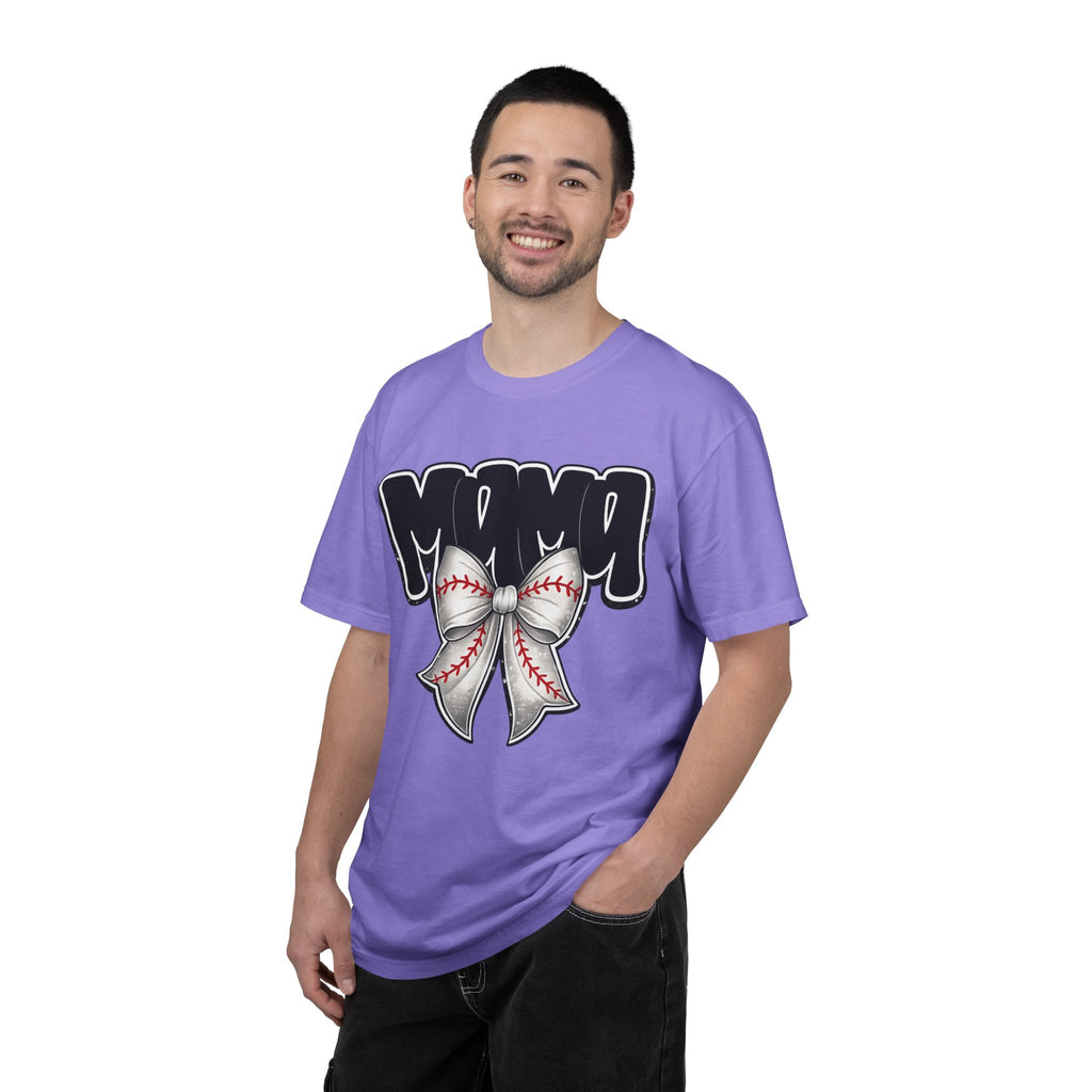 Mama Baseball Bow T-Shirt