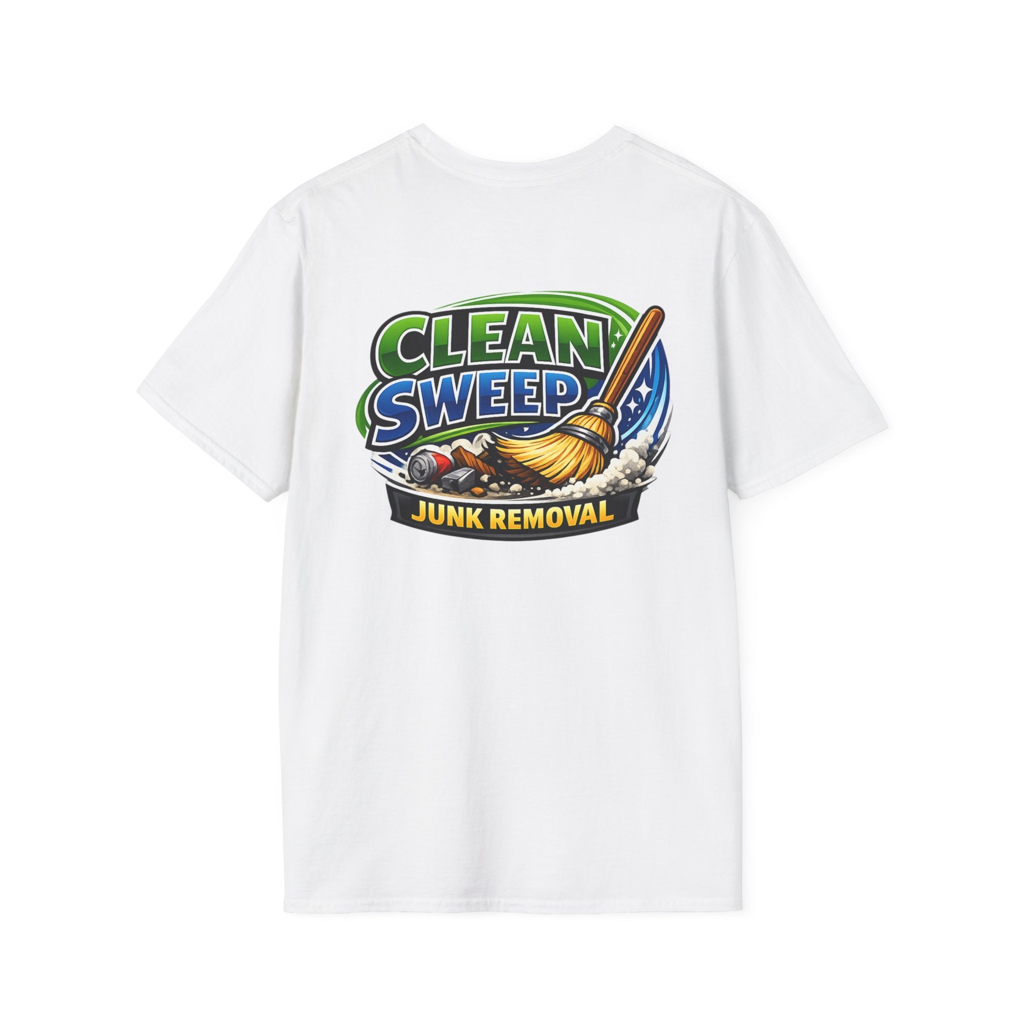 Clean Sweep Junk Removal T-Shirt - Logo Tee for Cleanup Crews