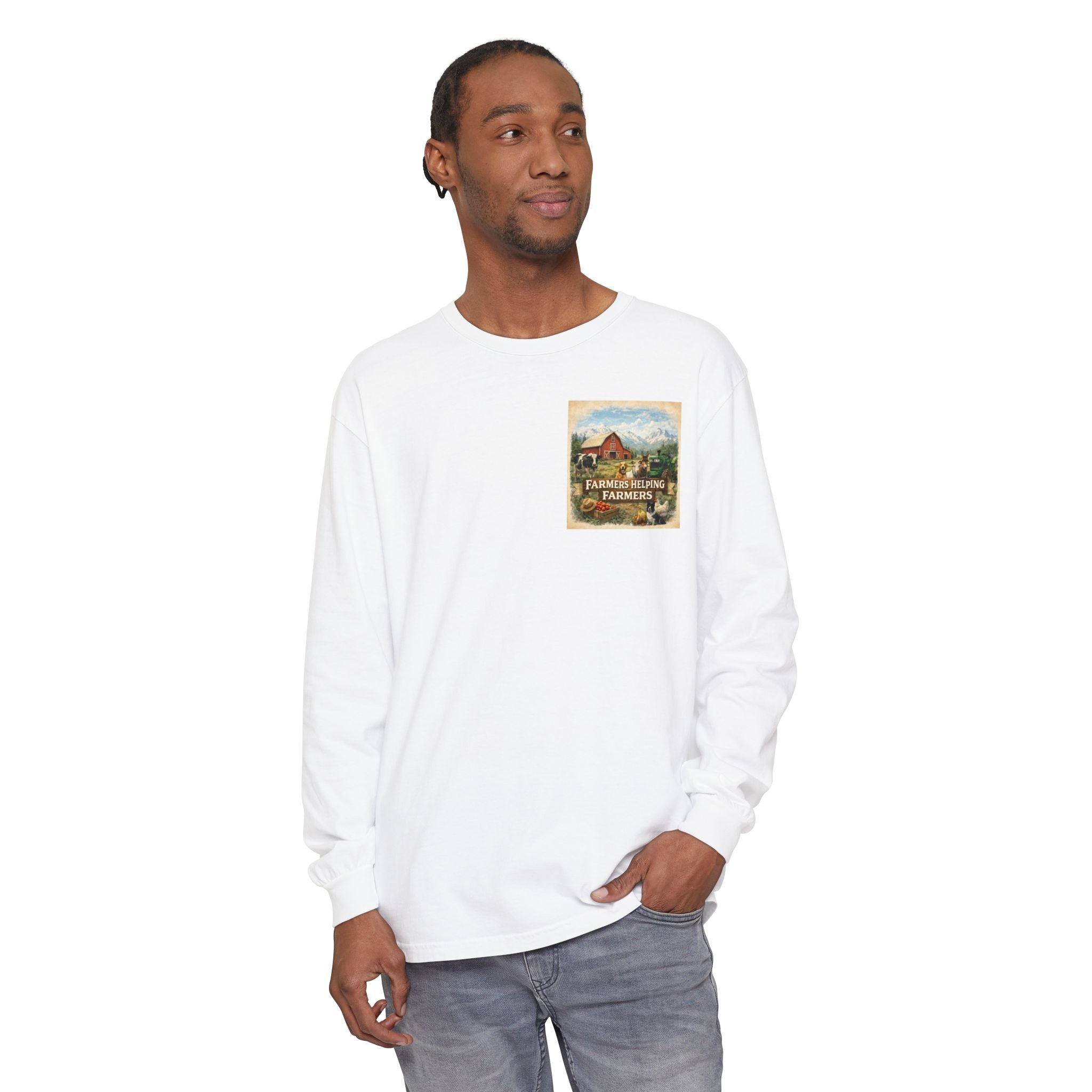 Farmers Helping Farmers Long Sleeve Tee