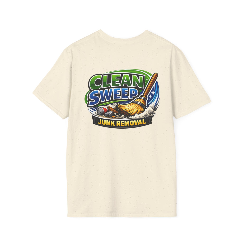 Clean Sweep Junk Removal T-Shirt - Logo Tee for Cleanup Crews