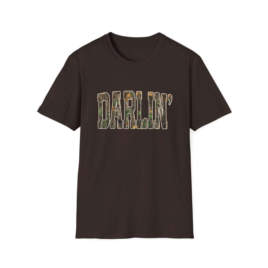 Darlin' Camo Graphic T‑Shirt — Casual Southern Country Tee