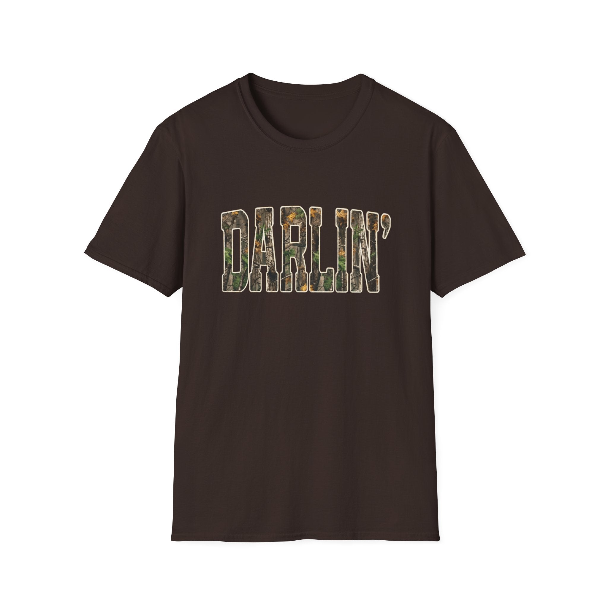 Darlin' Camo Graphic T‑Shirt — Casual Southern Country Tee