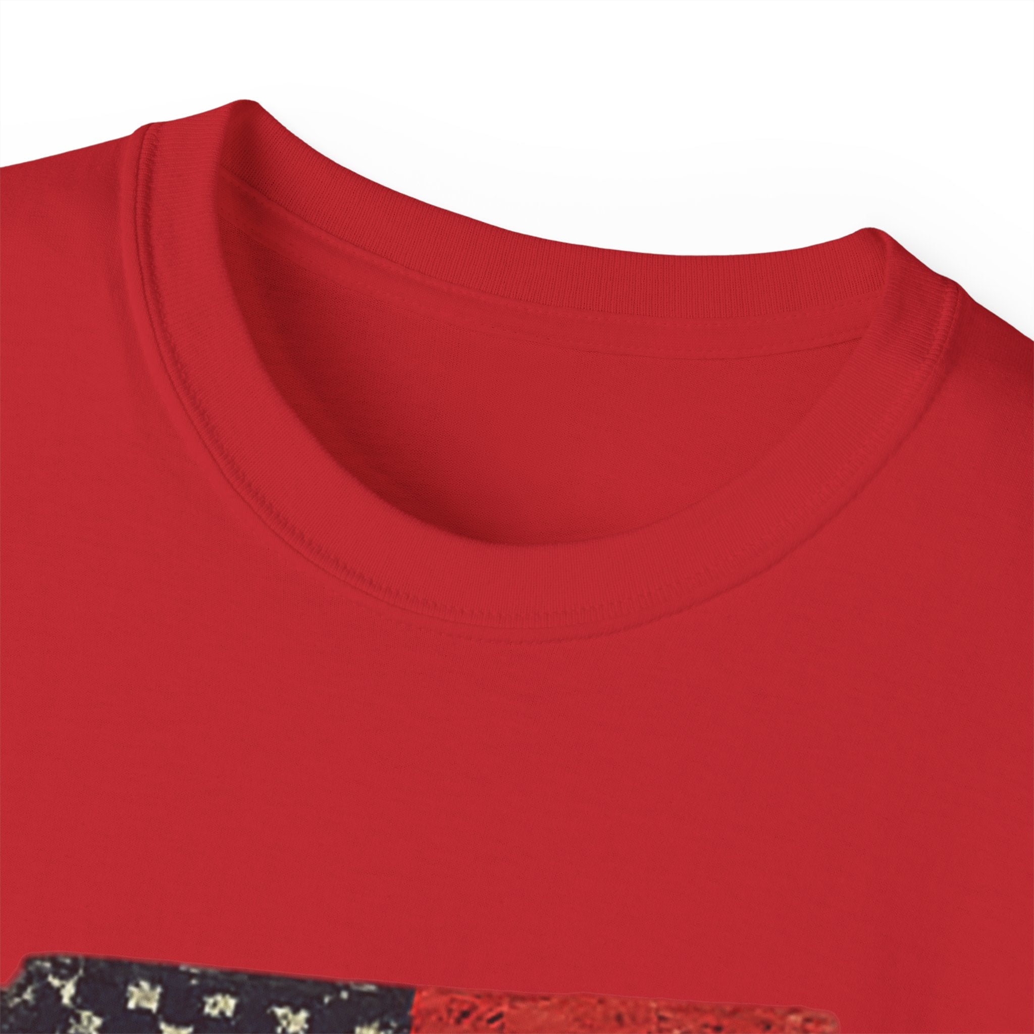 Patriotic Dad T-Shirt – Vintage American Flag 'DAD' Tee for Father’s Day
