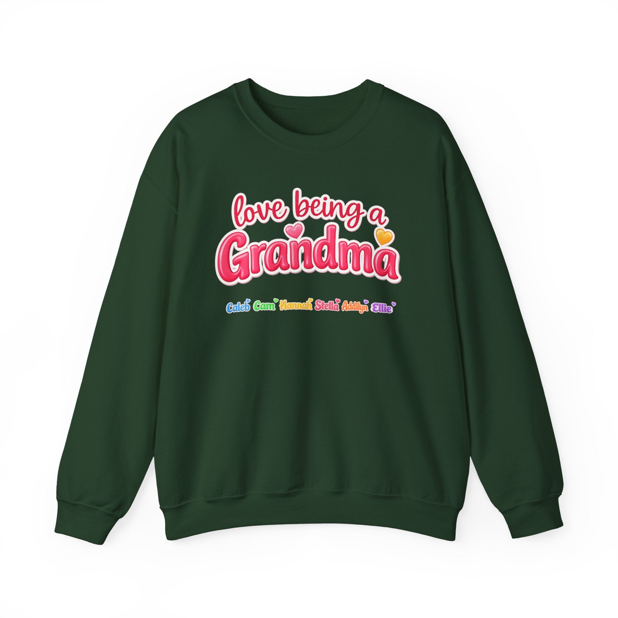 Grandma Crewneck Sweatshirt - "Love Being a Grandma" Cozy Gift