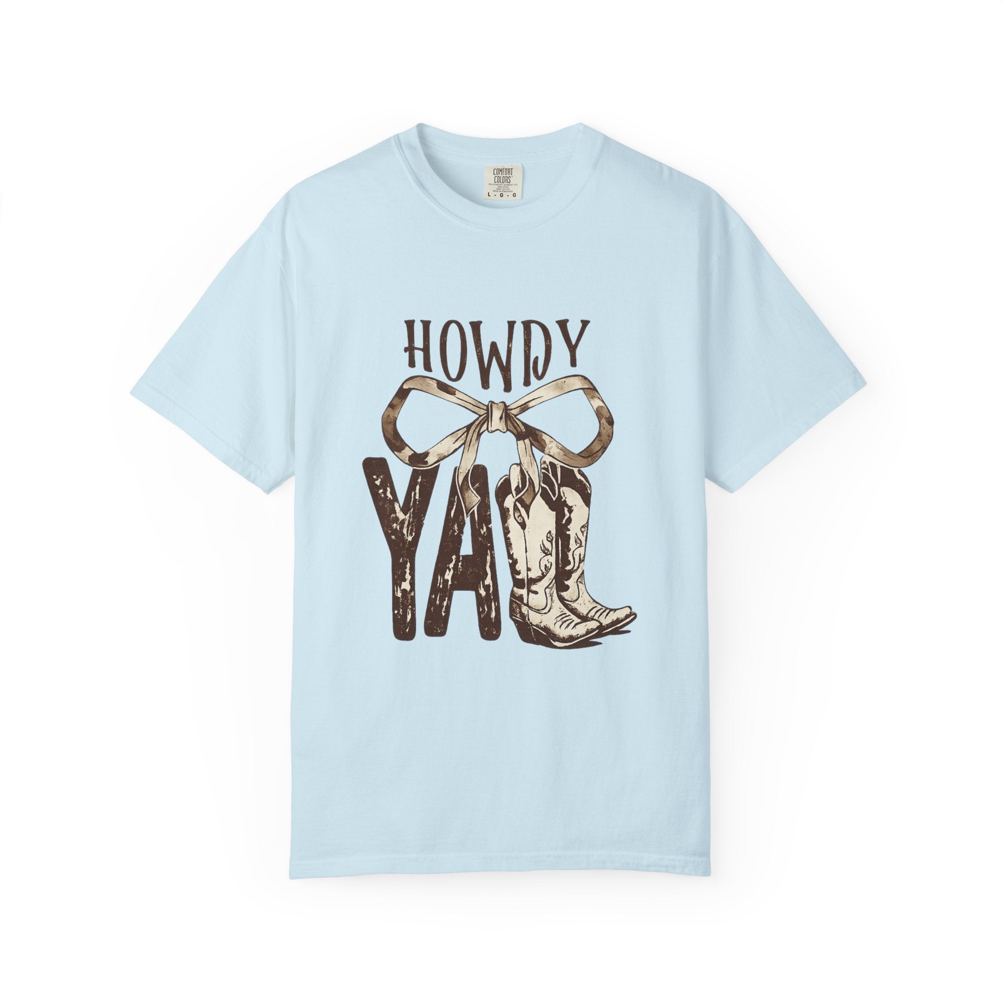 Howdy Y'all Cowboy Boots T-Shirt — Western Graphic Tee