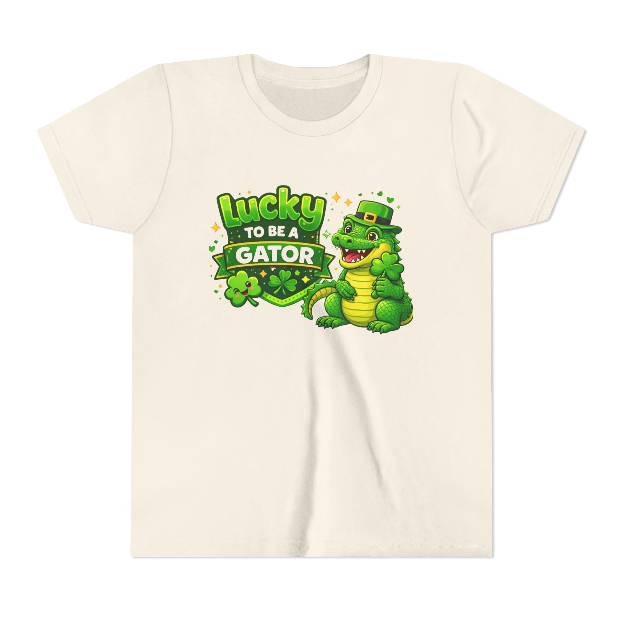 Kids "Lucky to Be a Gator" St. Patrick's Day Tee