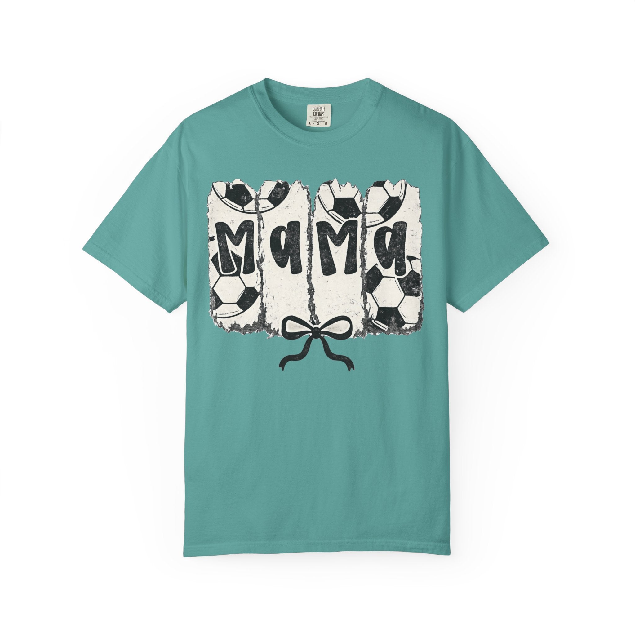 Mama Soccer T-Shirt — Vintage Soccer Ball Mama Tee for Moms