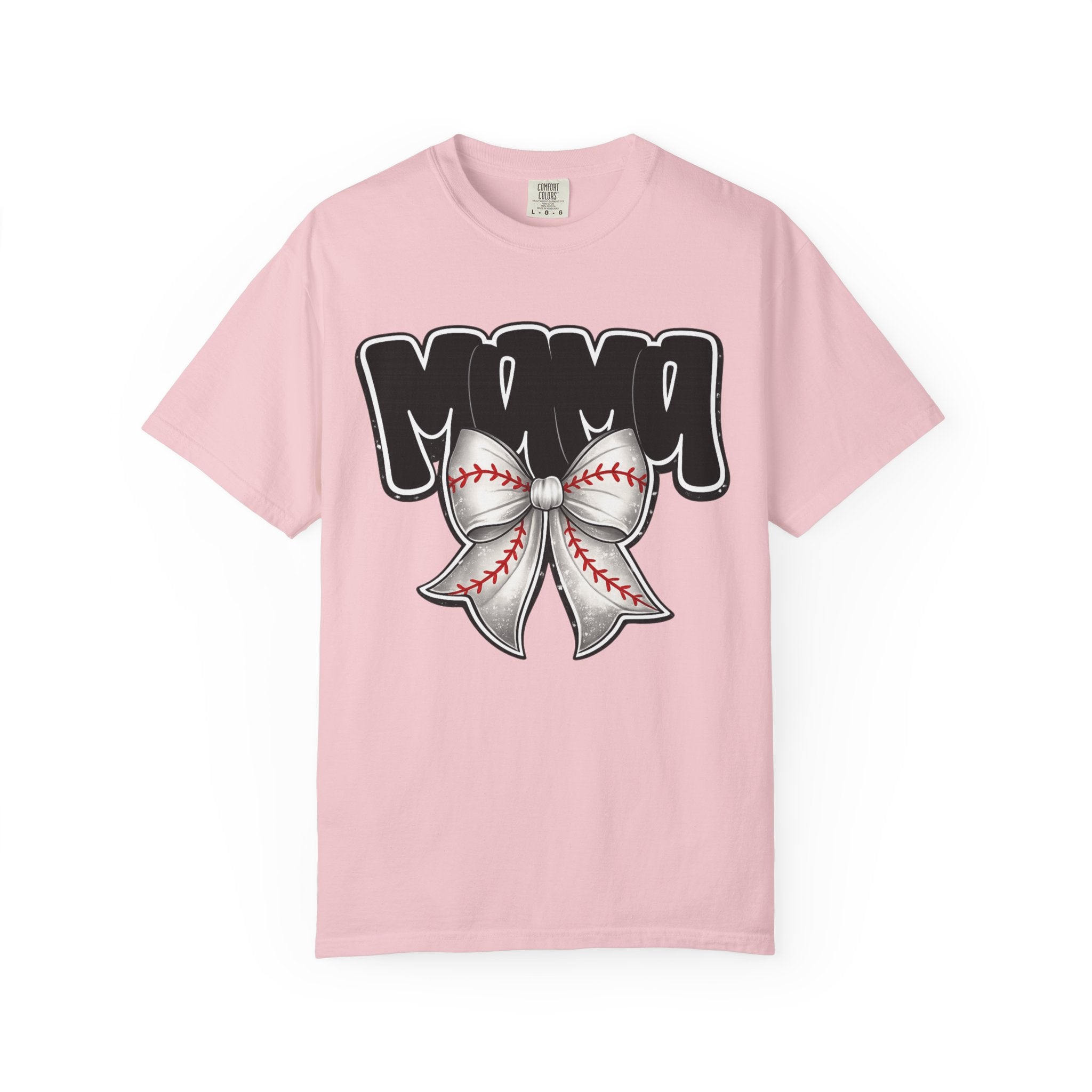 Mama Baseball Bow T-Shirt