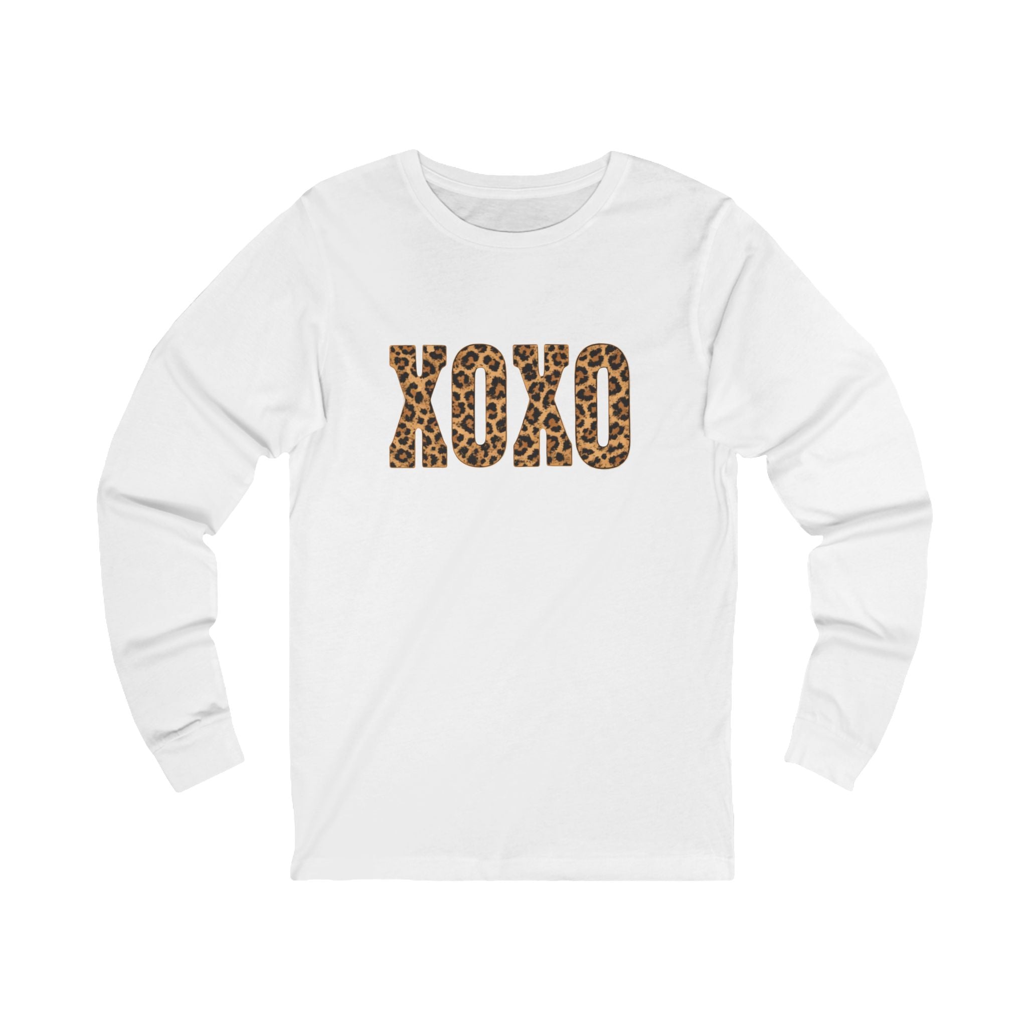 Leopard XOXO Long Sleeve Tee