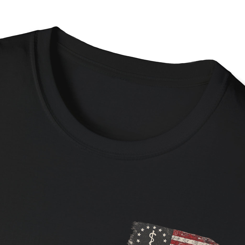 Emotional Support Husband T-Shirt — Patriotic "Do Not Pet" Graphic Tee