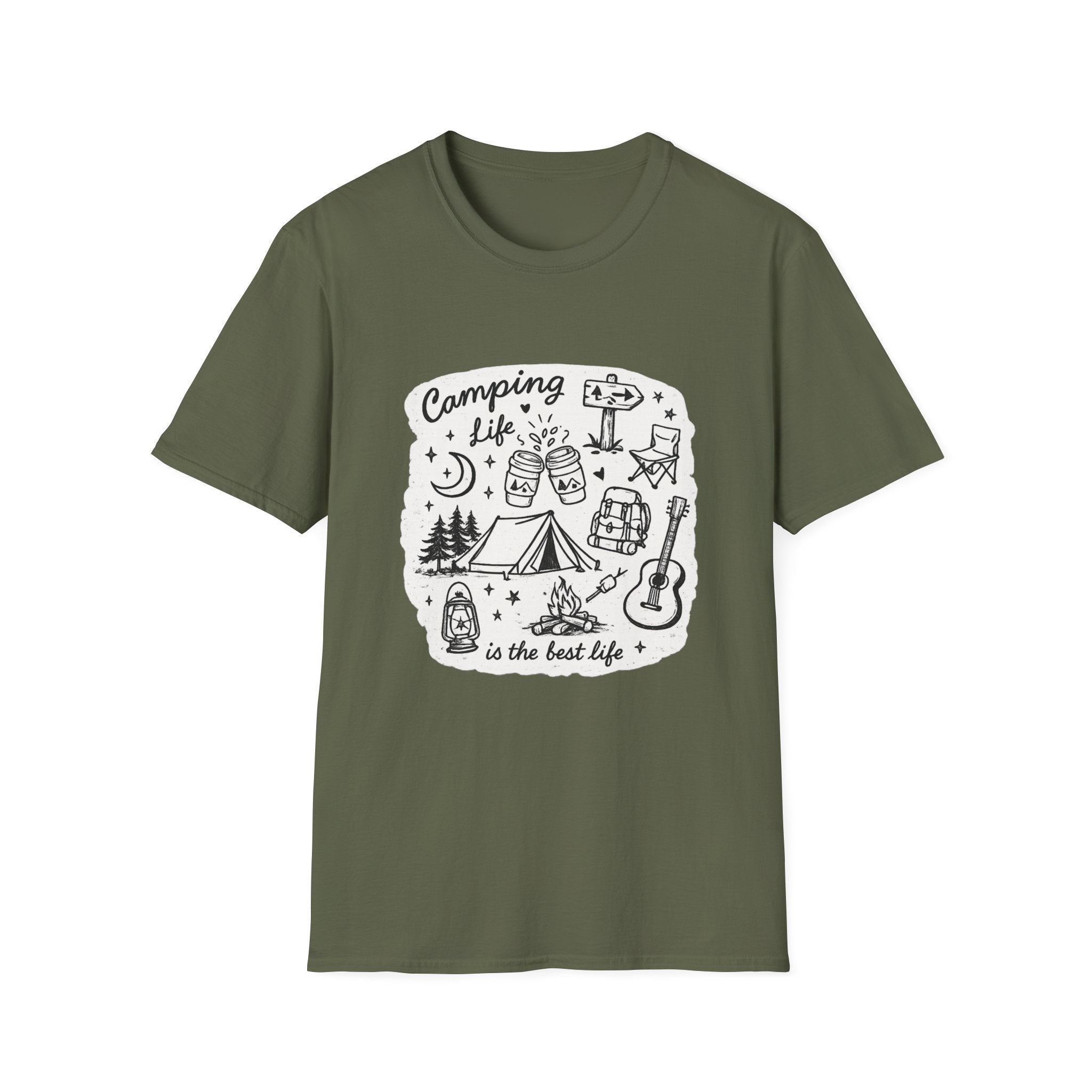 Camping Life T-Shirt — 'Camping Life is the Best Life' Graphic Tee for Outdoor Lovers