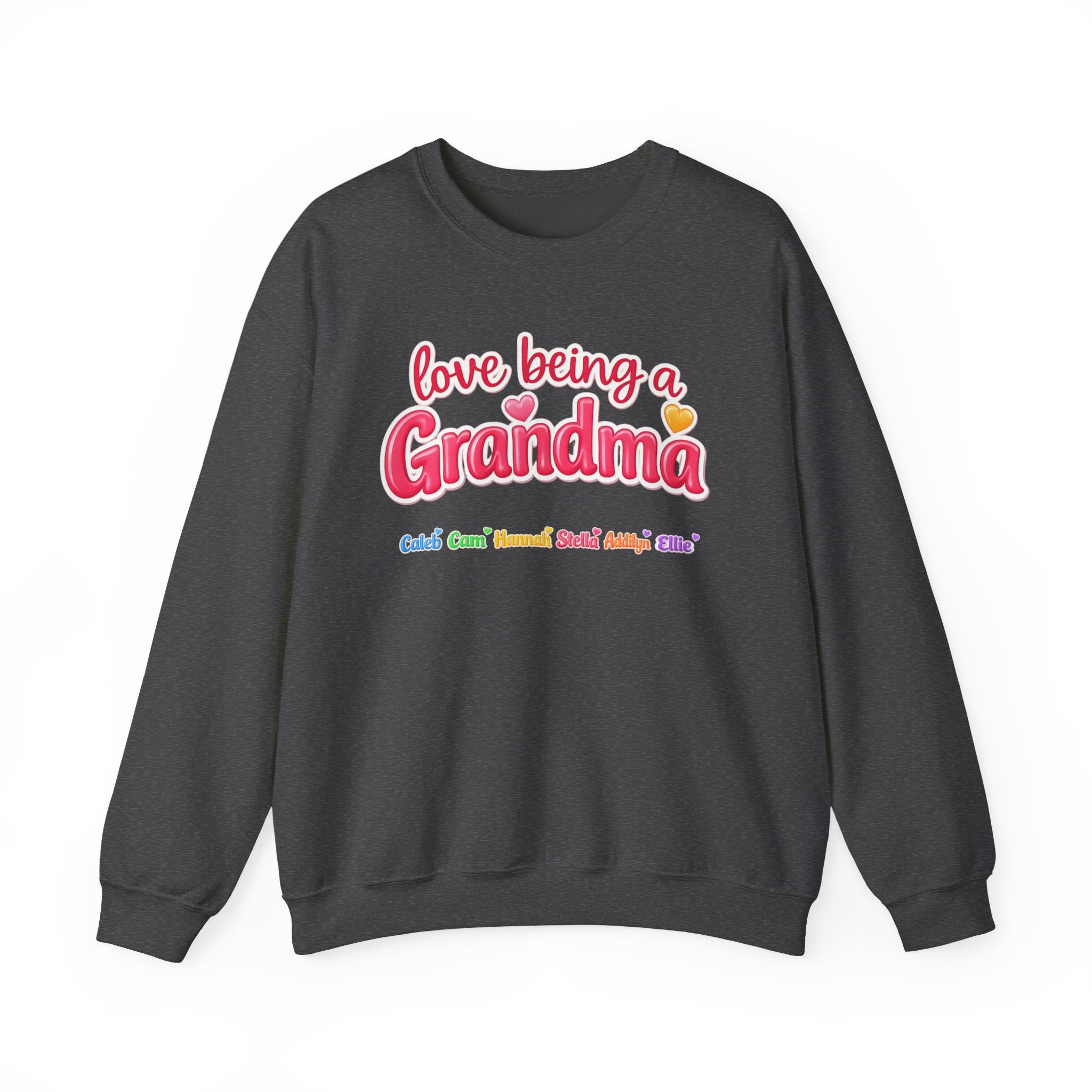 Grandma Crewneck Sweatshirt - "Love Being a Grandma" Cozy Gift