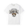 Soccer Gigi T-Shirt — Leopard Bow Soccer Mom Shirt