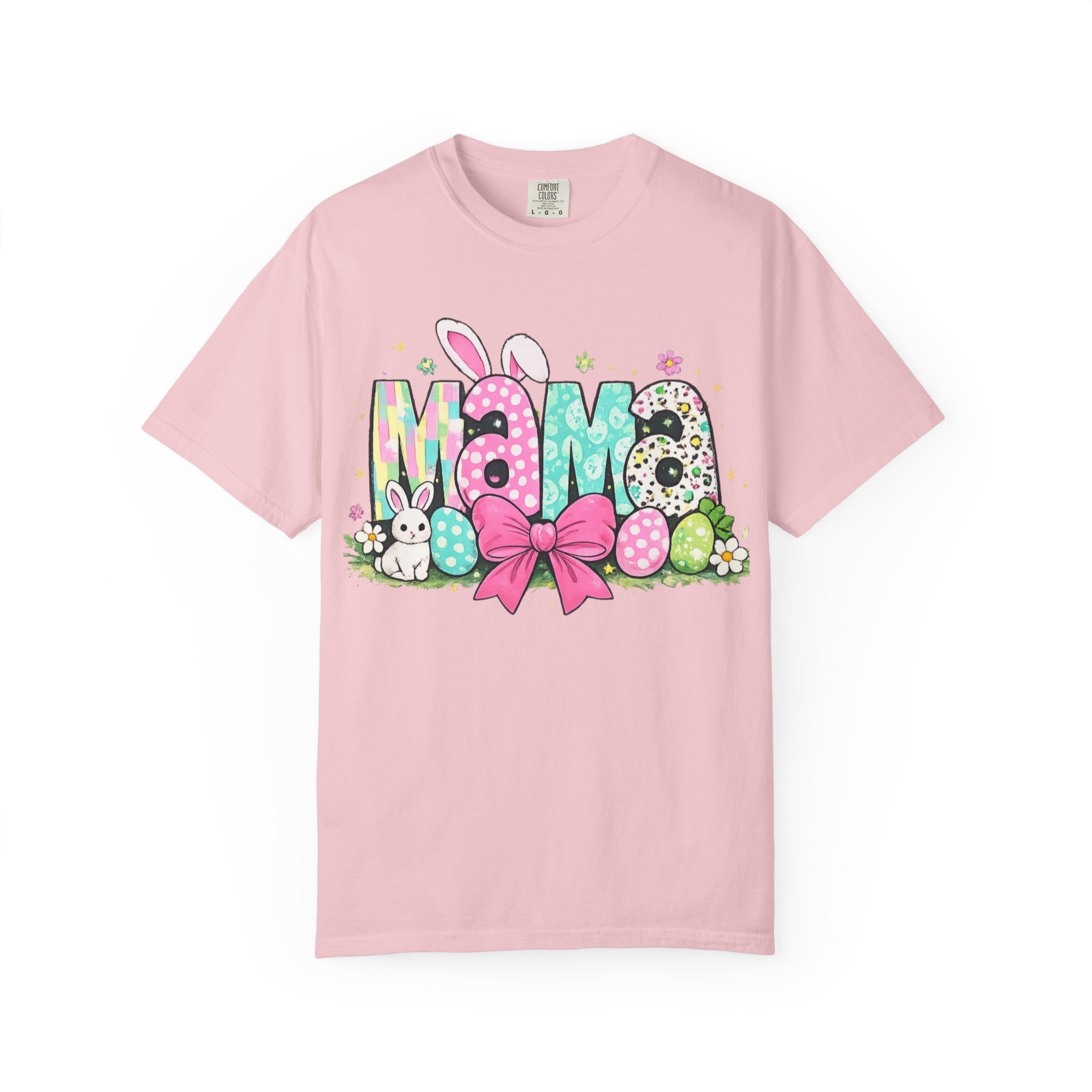 Mama Easter T-Shirt — Pastel Bunny & Egg Spring Shirt