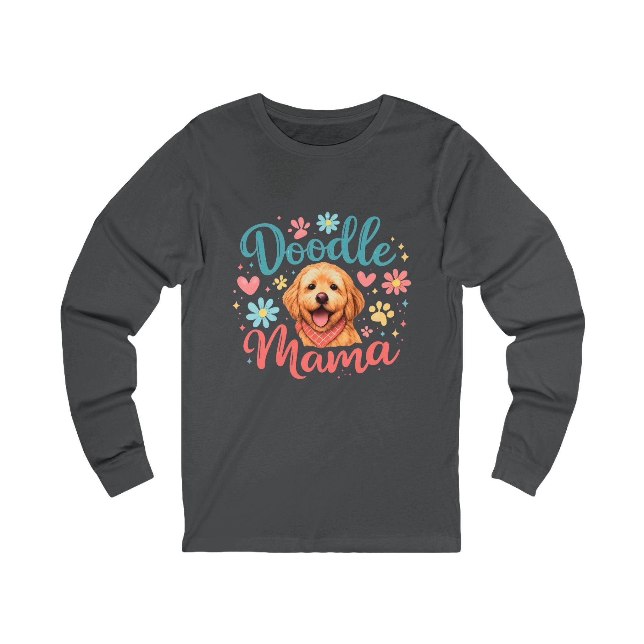 Doodle Mama Long Sleeve Tee — Cute Goldendoodle Dog Mom Shirt