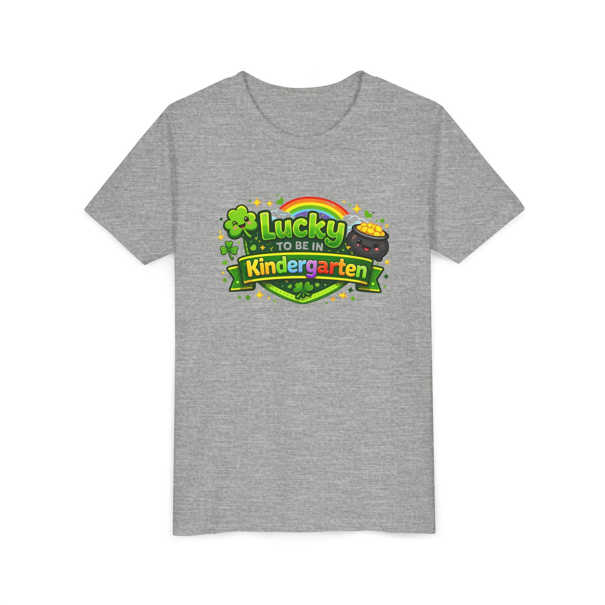 Lucky to Be in Kindergarten Youth Tee — St. Patrick’s Day Kindergarten Shirt