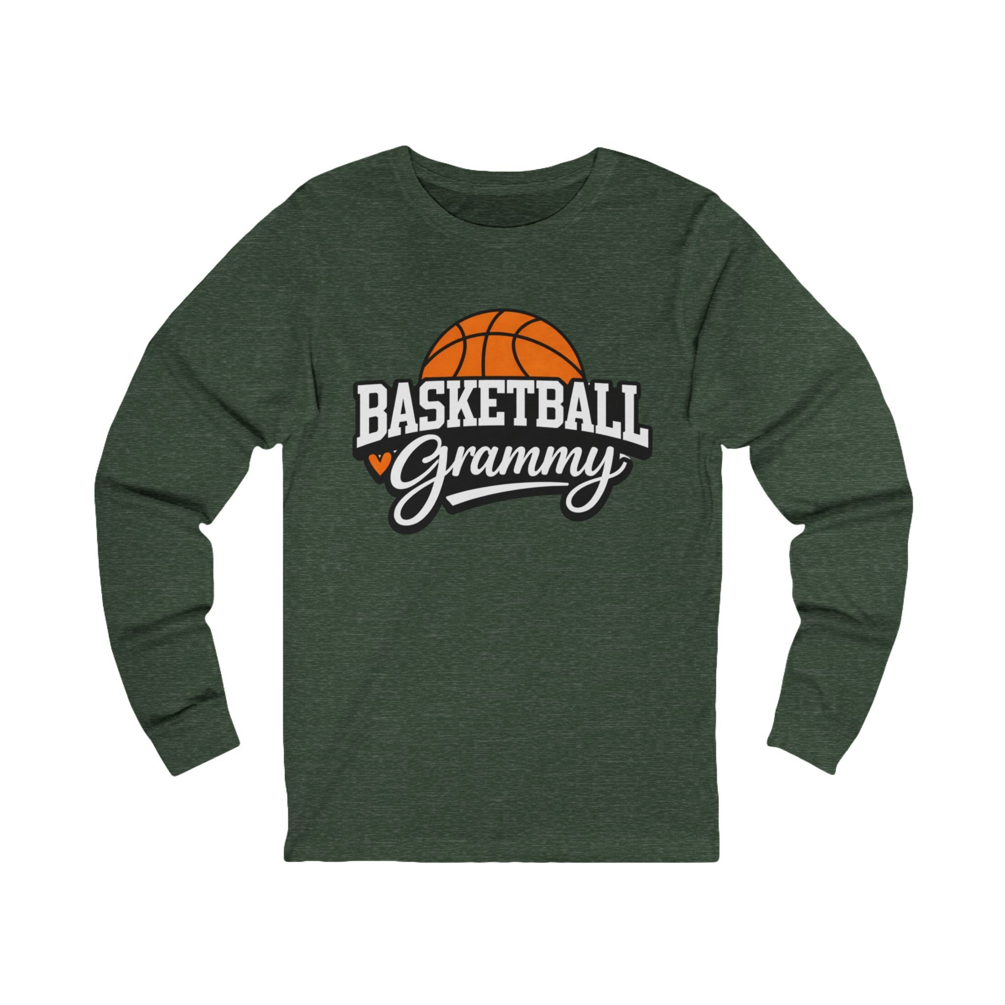 Basketball Grammy Long Sleeve Tee — Gift for Grandmothers & Sports Fans