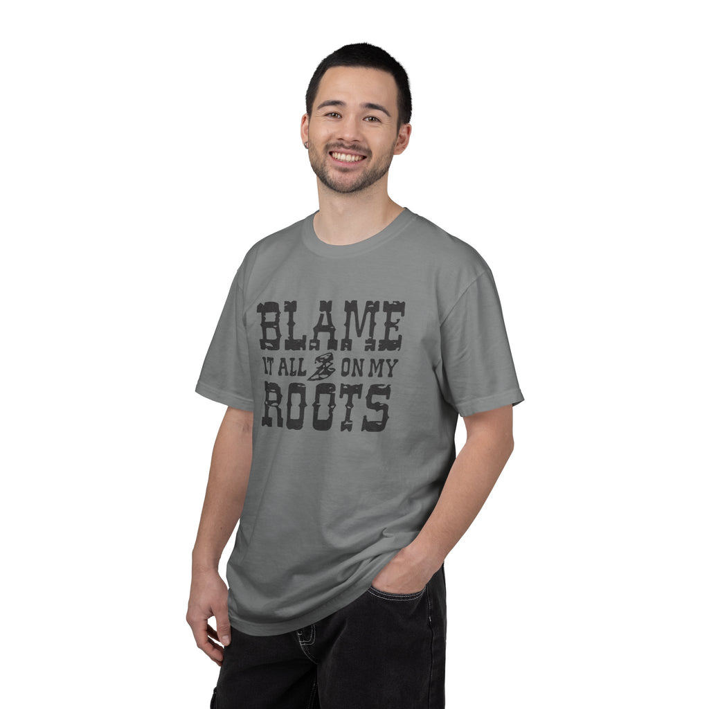 Blame It All On My Roots Country Graphic T-Shirt