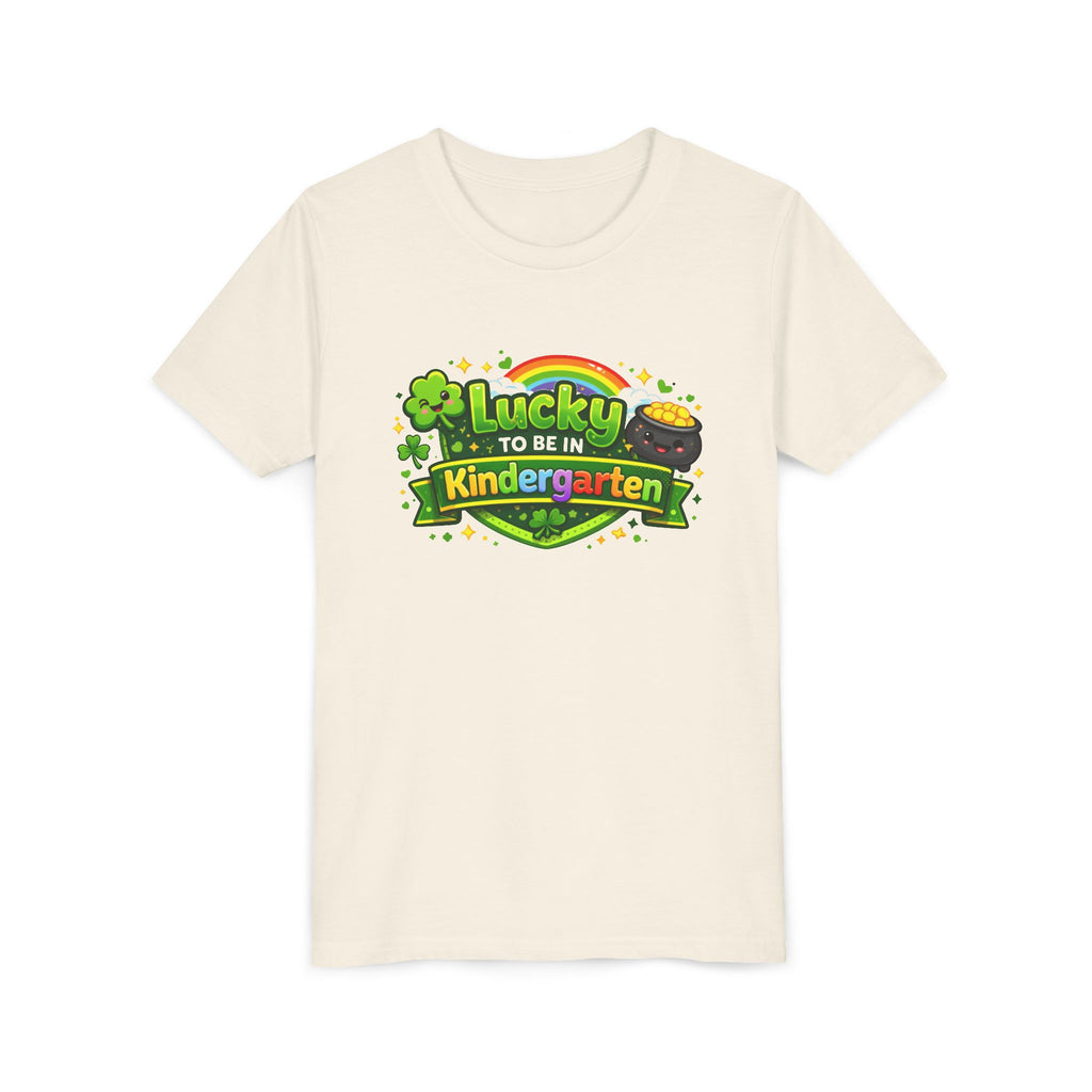 Lucky to Be in Kindergarten Youth Tee — St. Patrick’s Day Kindergarten Shirt