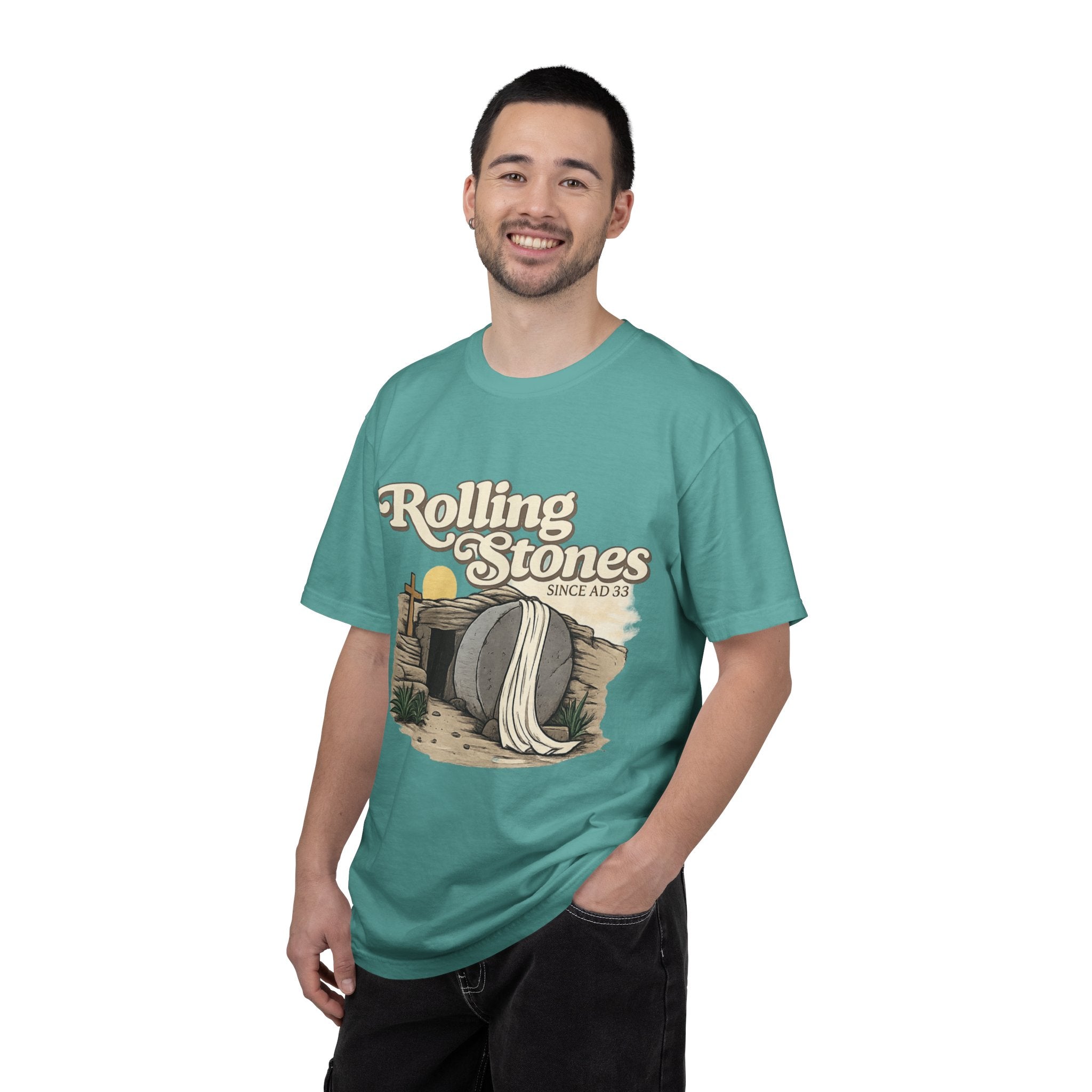 T-Shirt — Vintage 'Rolling Stones' Tomb Design