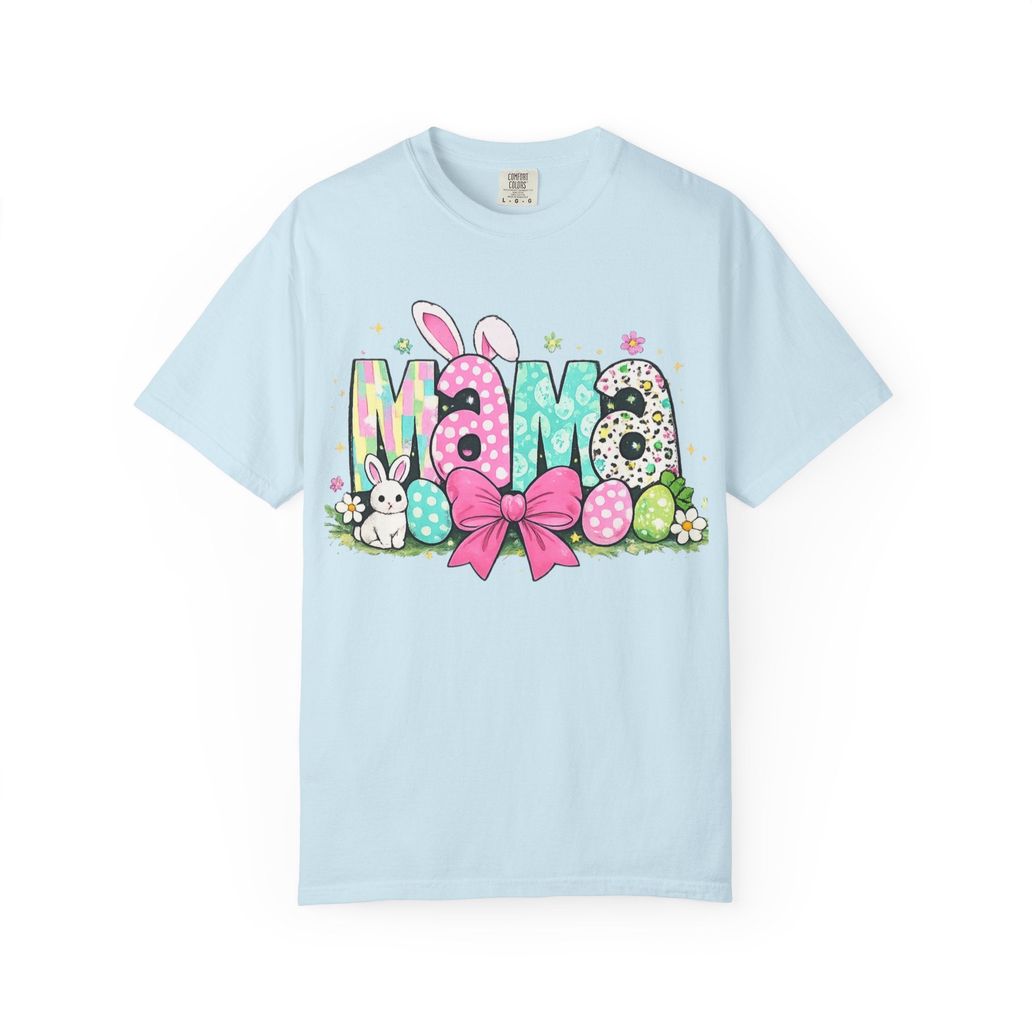 Mama Easter T-Shirt — Pastel Bunny & Egg Spring Shirt