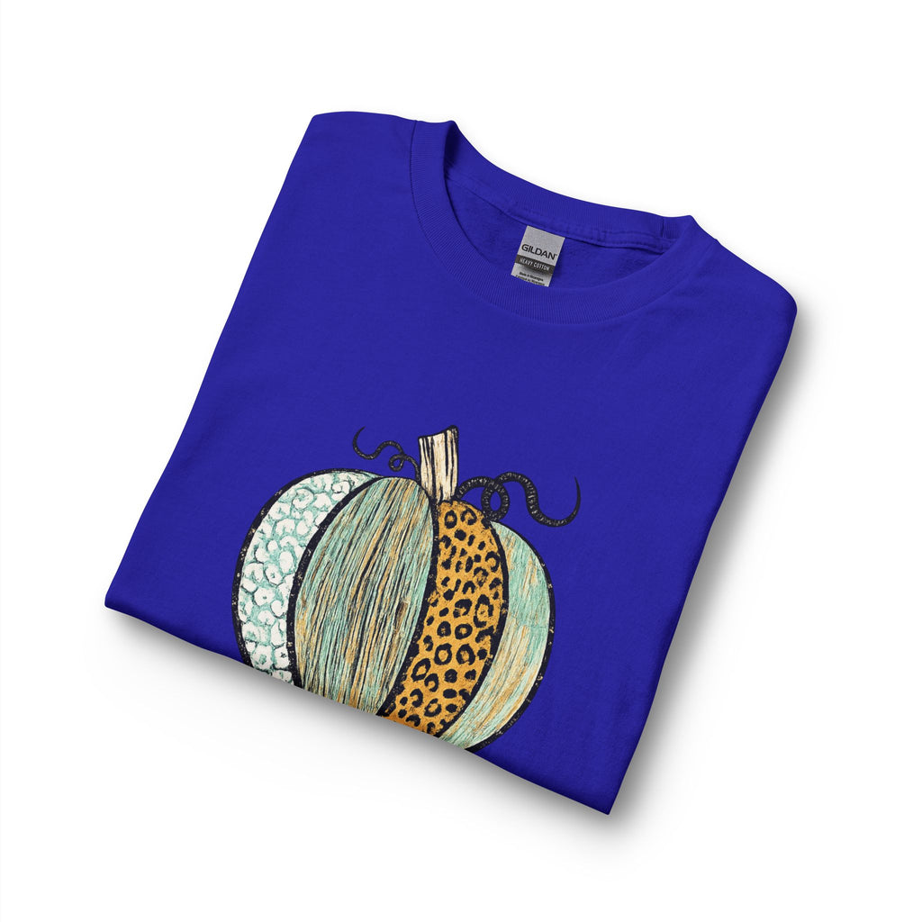 Long Sleeve Tee - 'Happy Fall Y'all' Decorative Pumpkin Graphic