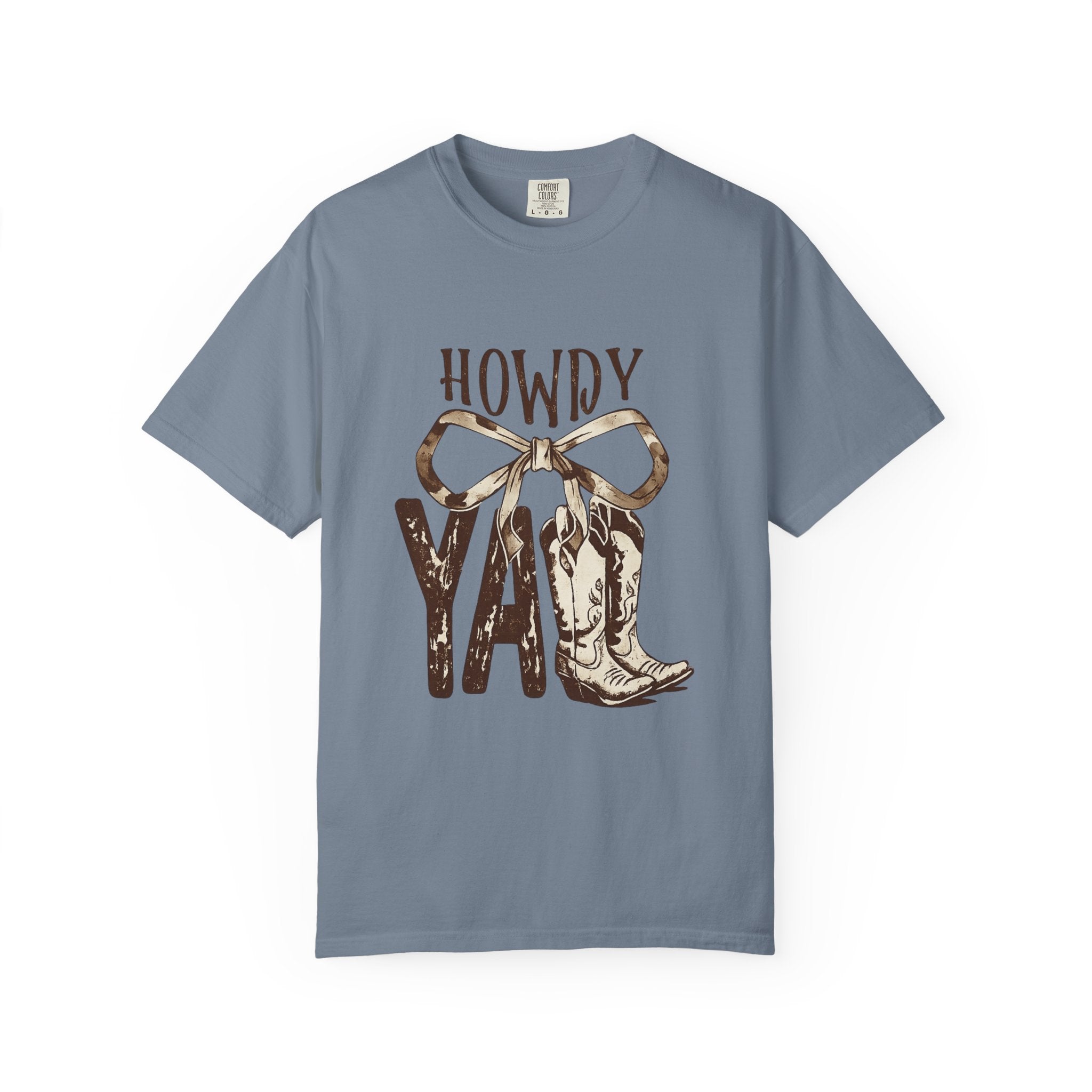 Howdy Y'all Cowboy Boots T-Shirt — Western Graphic Tee