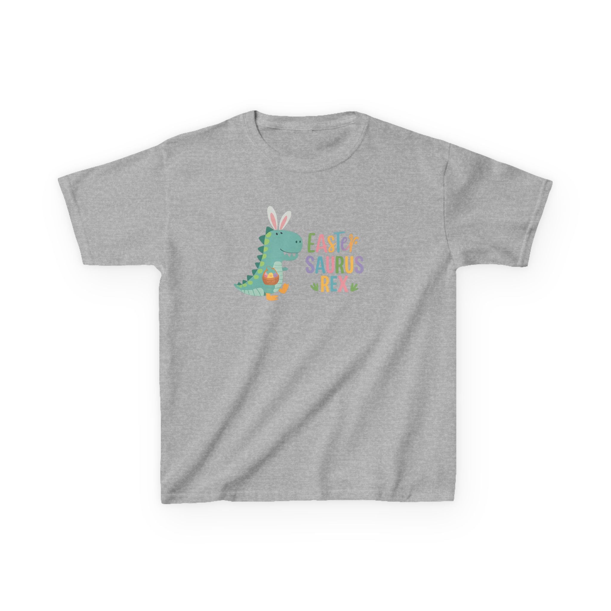 Kids T-Shirt — "Easter Saurus Rex" Cute Easter Dinosaur Tee