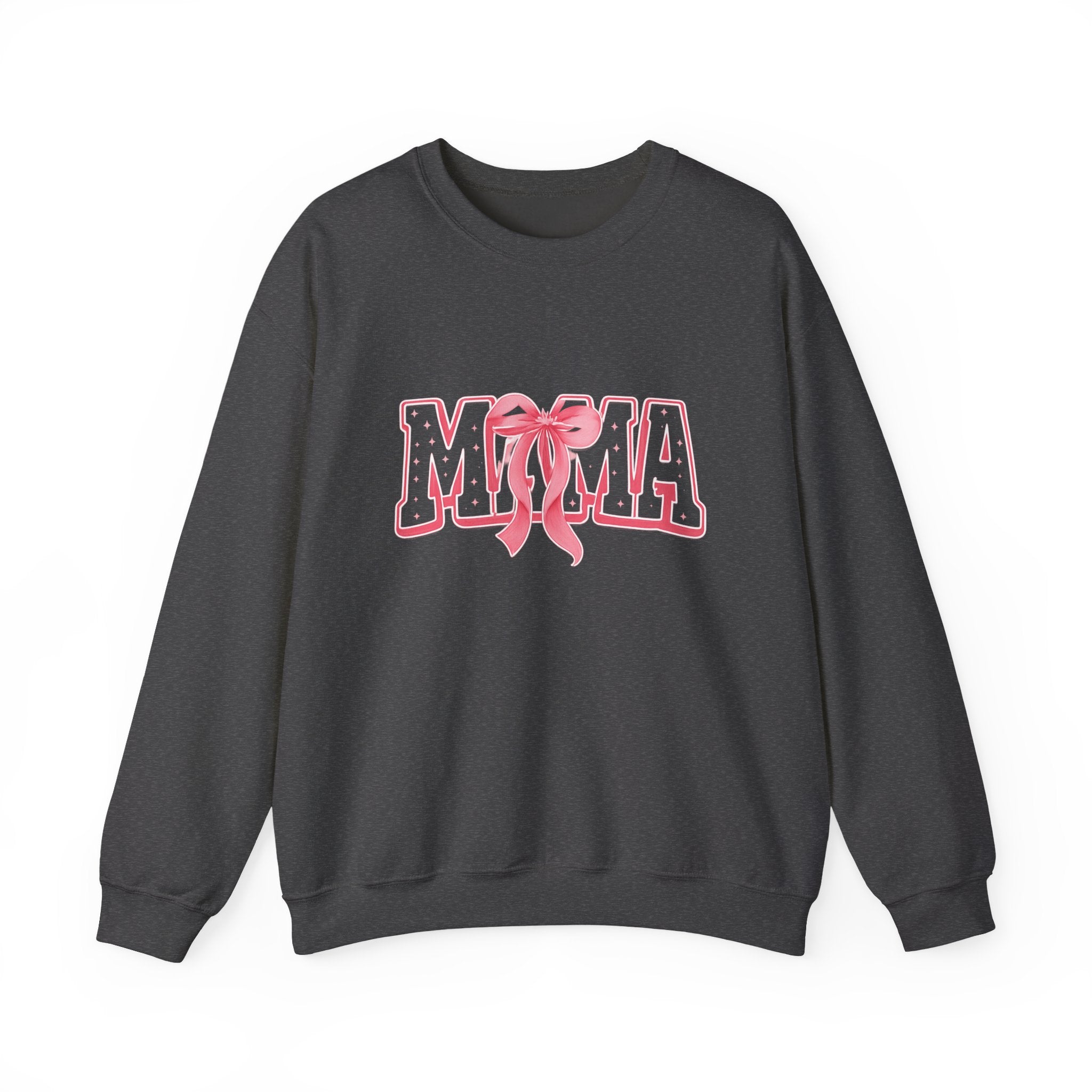 Mama Crewneck Sweatshirt — Pink Ribbon Graphic Mother's Day Pullover