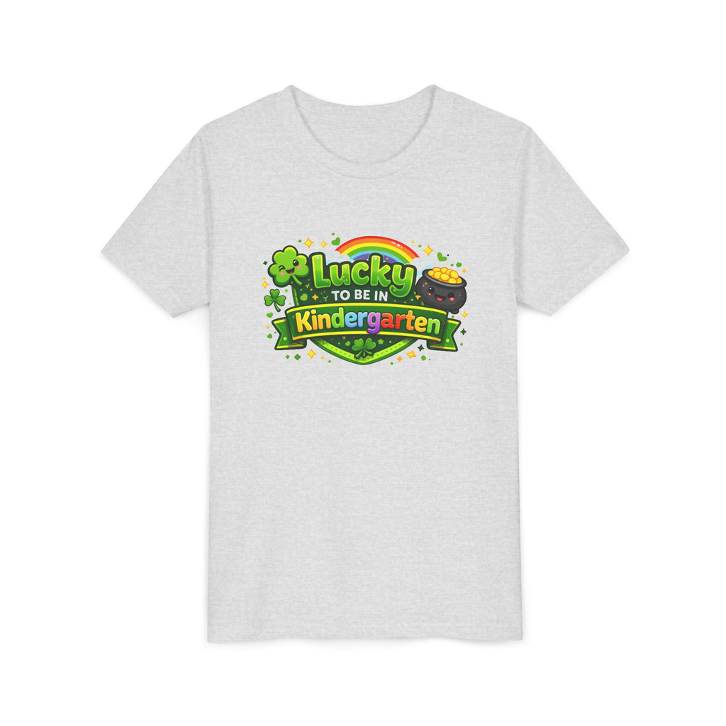 Lucky to Be in Kindergarten Youth Tee — St. Patrick’s Day Kindergarten Shirt