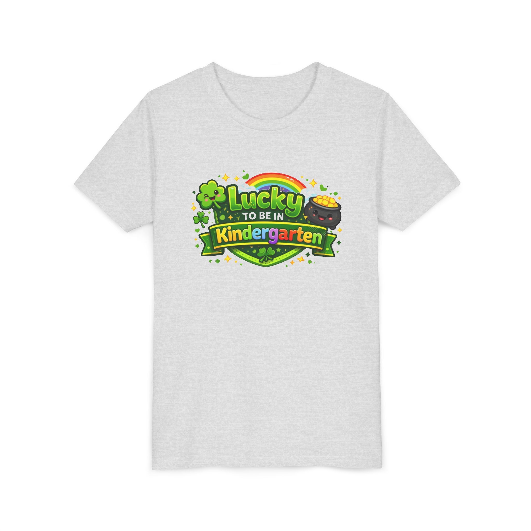 Lucky to Be in Kindergarten Youth Tee — St. Patrick’s Day Kindergarten Shirt